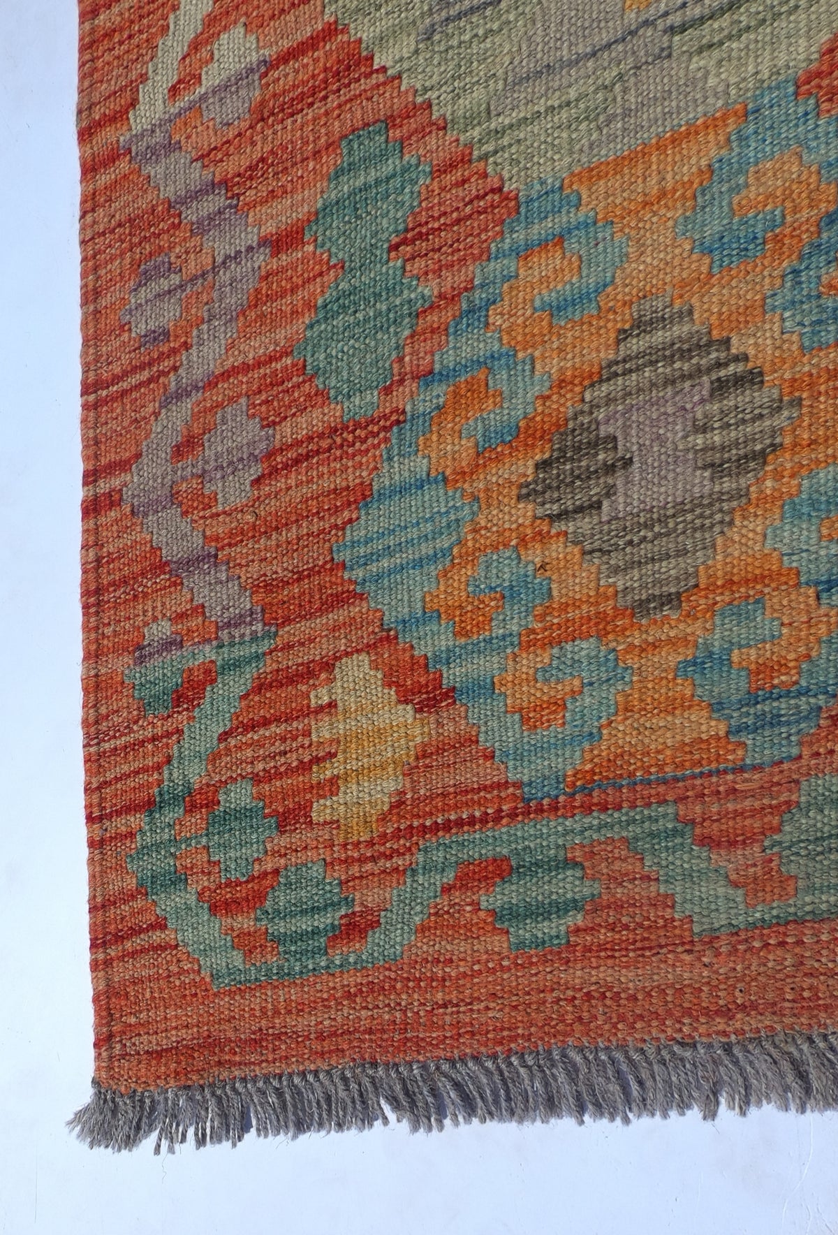 Alfombra Lana, Kelim Kashkuli 2.00 x 0.60 mts. 0058