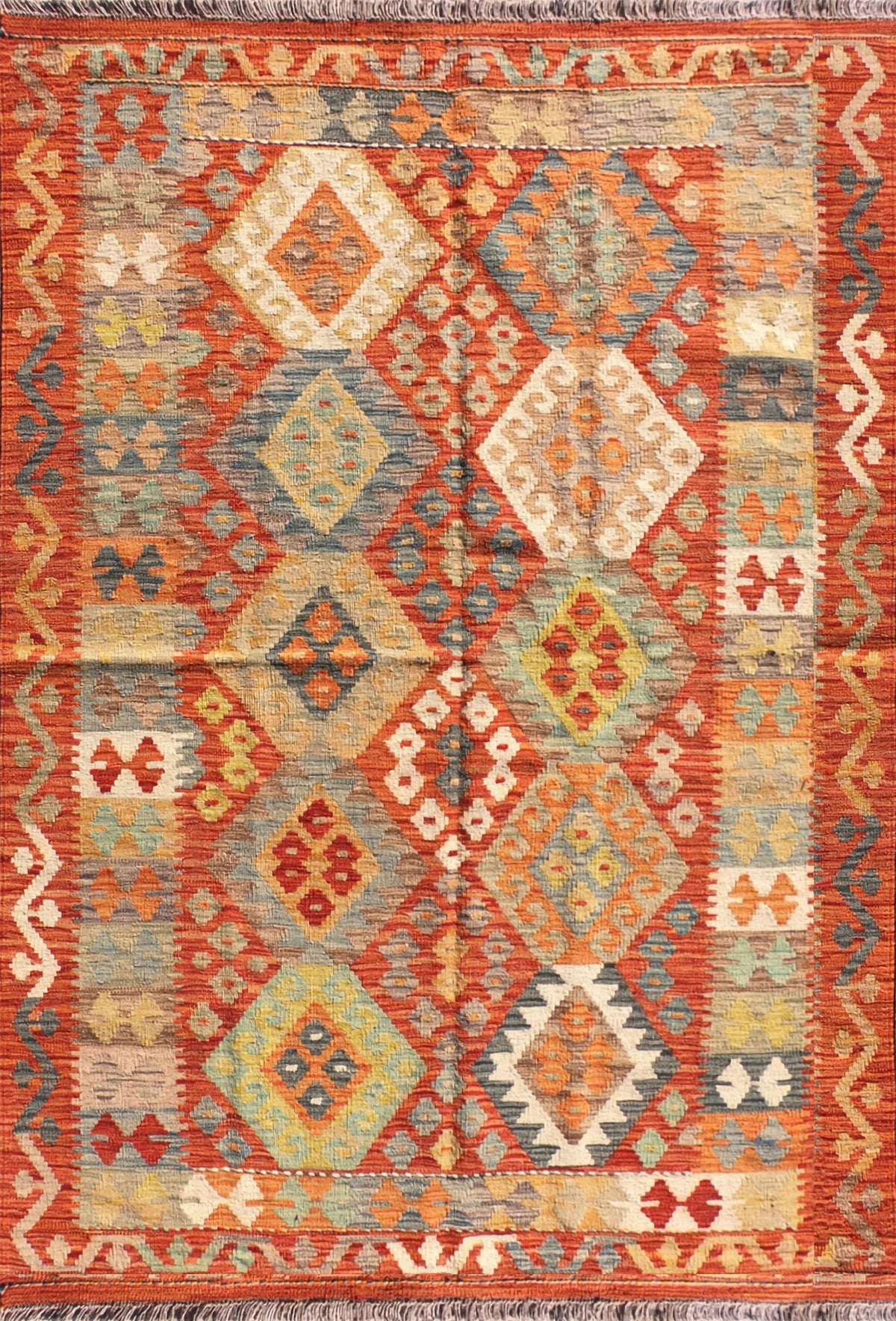 Alfombra lana, Kelim Kashkuli 2.00 x 1.30 mts. 008