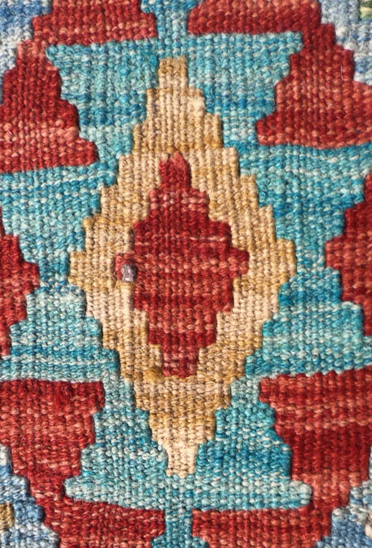 Alfombra Kelim Kashkuli Pakistán, diseño tradicional en lana