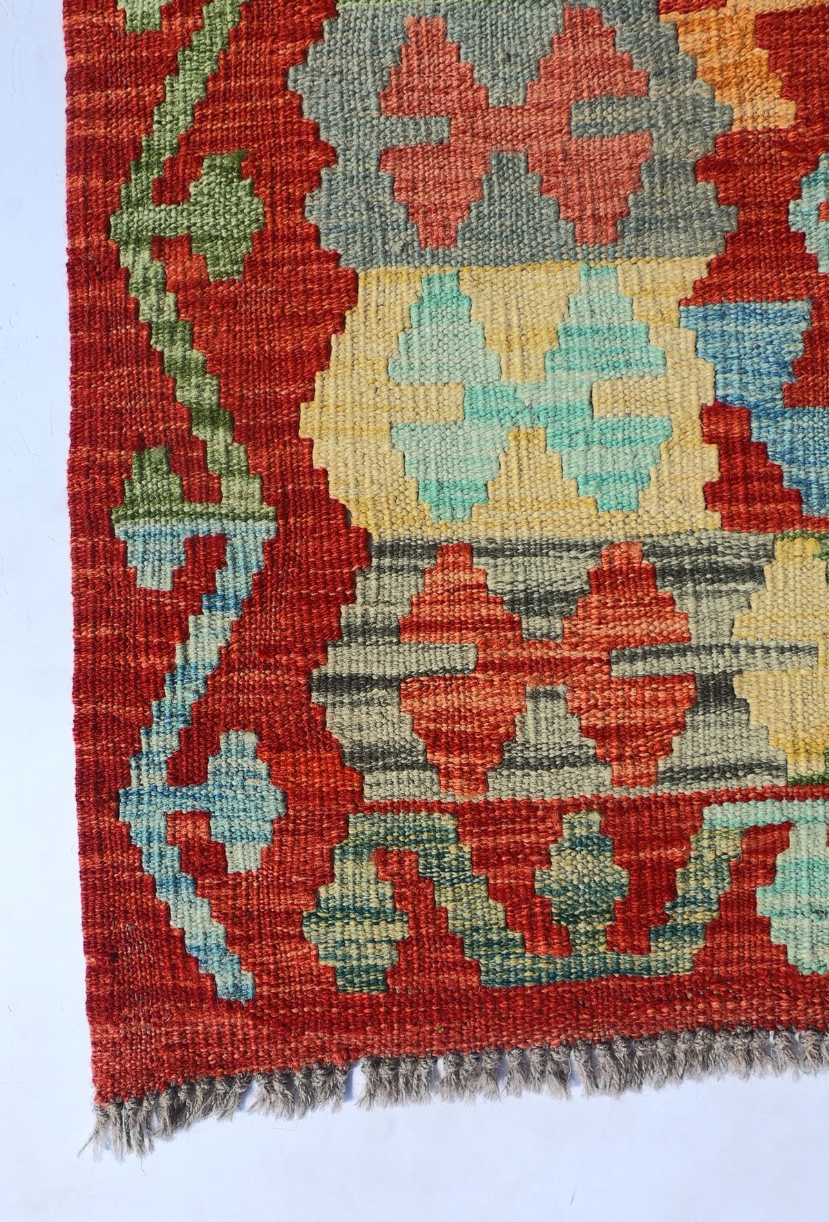 Alfombra Lana, Kelim Kashkuli 1.80 x 1.20 mts. 0208