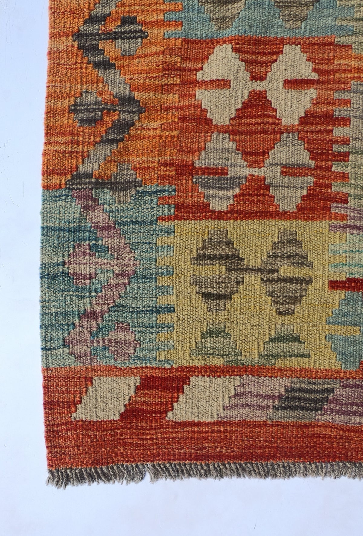 Alfombra Lana, Kelim Kashkuli 1.80 x 1.20 mts. 0219