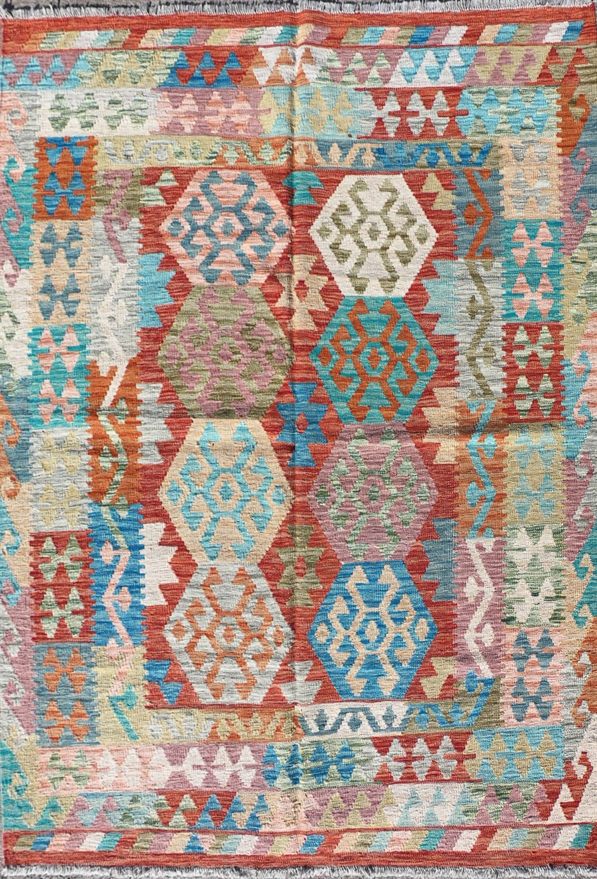 Alfombra lana, Kelim Kashkuli 2.00 x 1.50 mts. 244