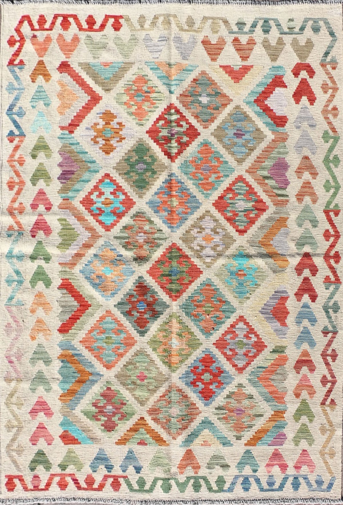 Alfombra lana, Kelim Kashkuli 2.00 x 1.50 mts. 248
