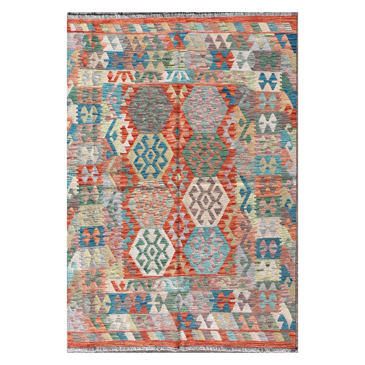 Alfombra lana, Kelim Kashkuli 2.00 x 1.50 mts. 252