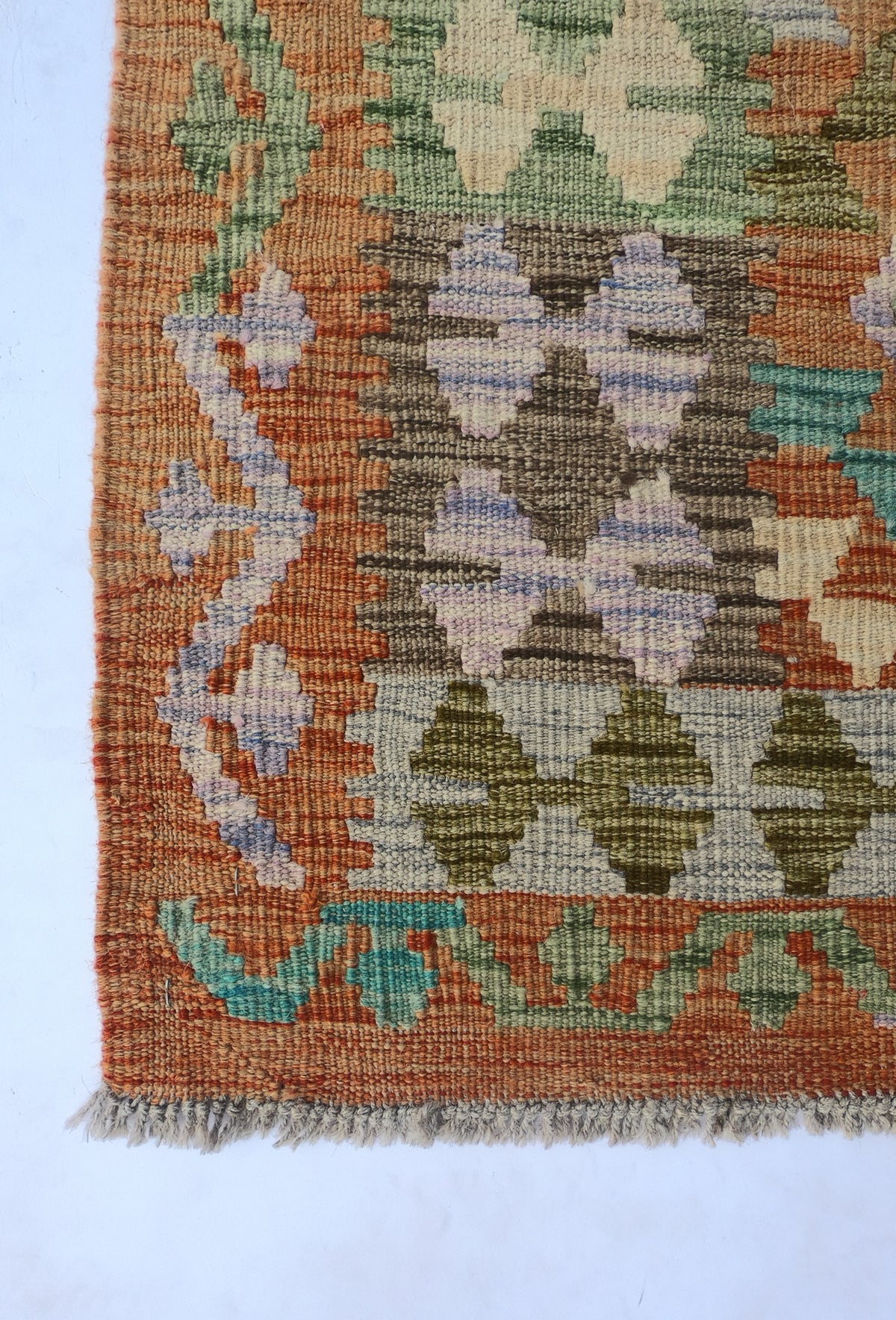 Alfombra Lana, Kelim Kashkuli 1.80 x 1.20 mts. 0124