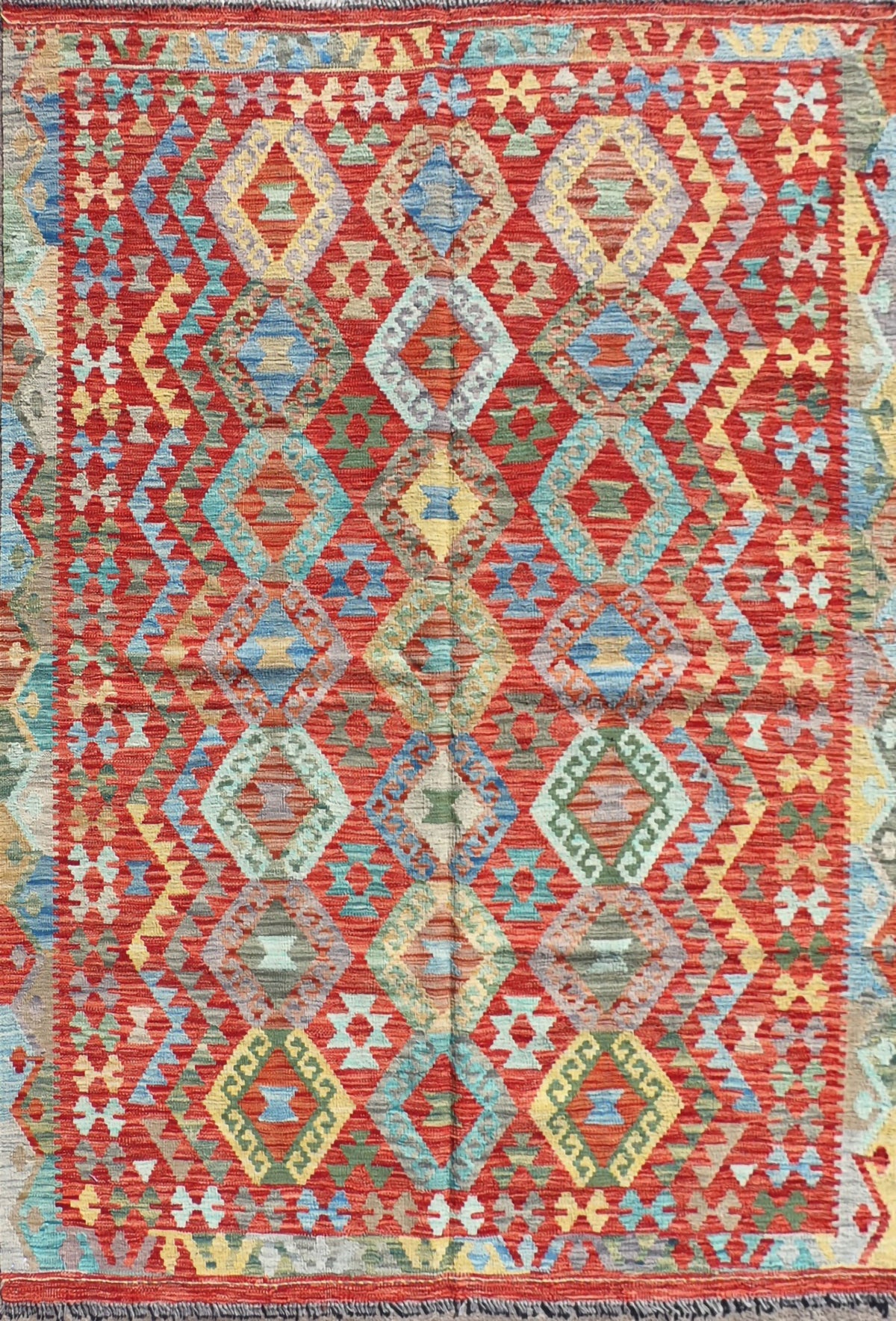 Alfombra lana, Kelim Kashkuli 2.00 x 1.60 mts. 127