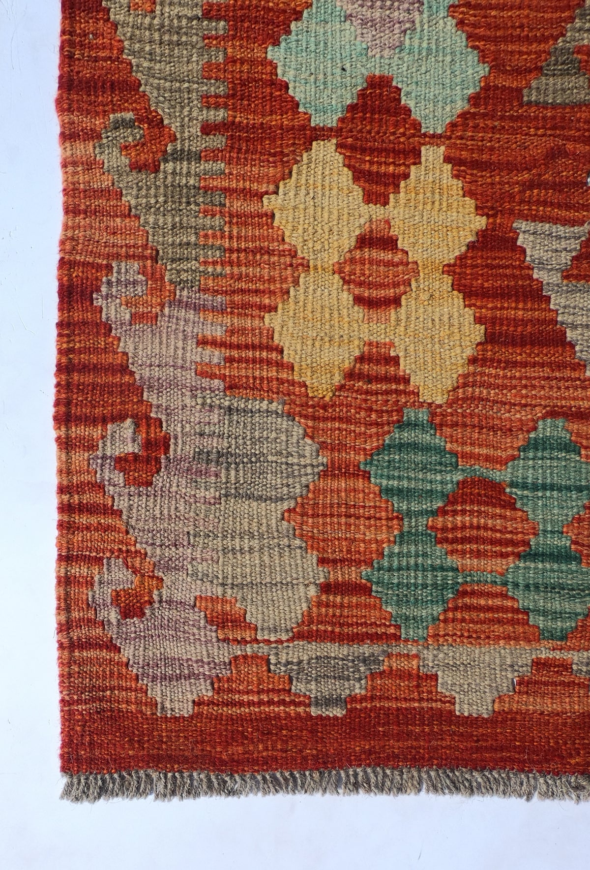 Alfombra Lana, Kelim Kashkuli 1.80 x 1.20 mts. 0129