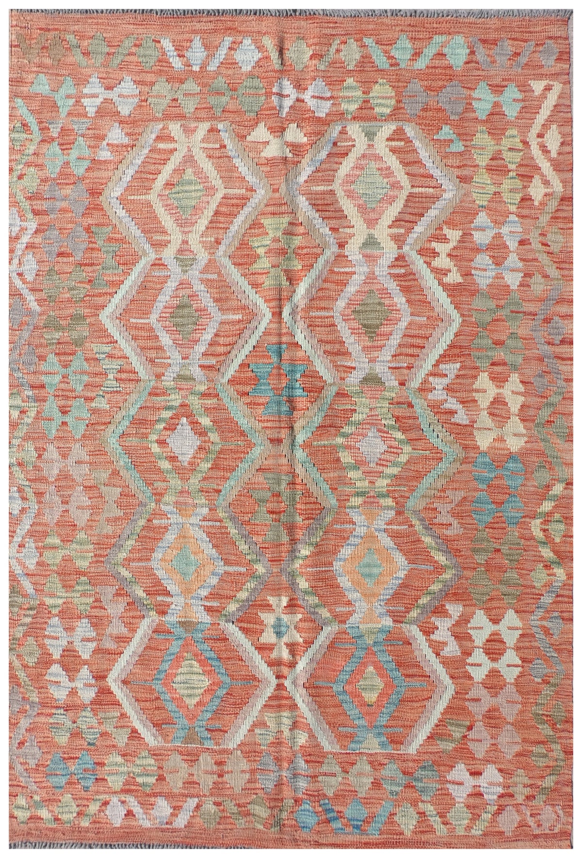 Alfombra Lana, Kelim Kashkuli 1.80 x 1.20 mts. 0038