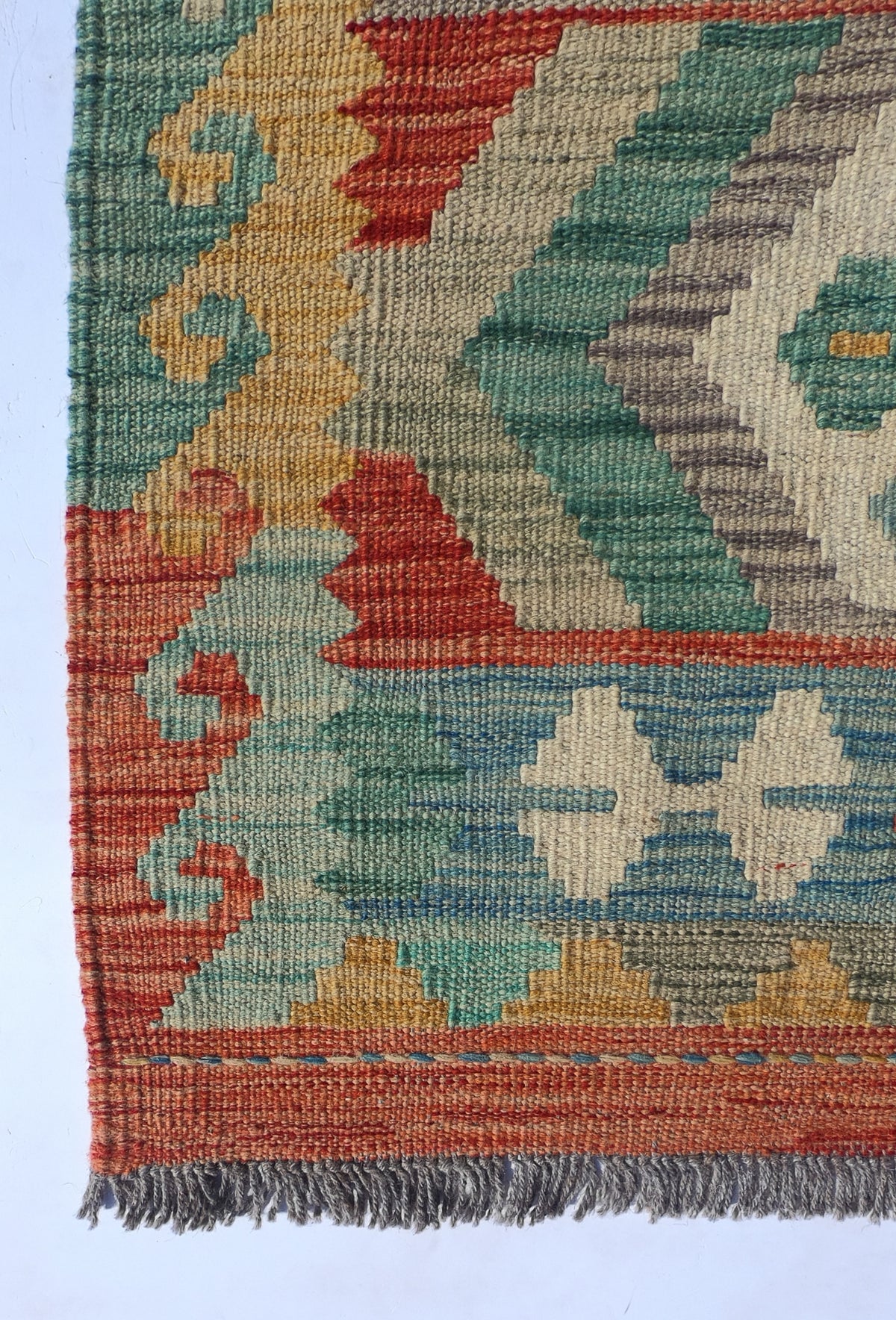 Alfombra Lana, Kelim Kashkuli 1.80 x 1.20 mts. 0045