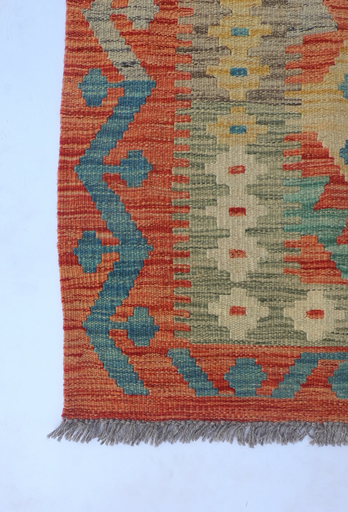 Alfombra Lana, Kelim Kashkuli 2.10 x 1.50 mts. 0046