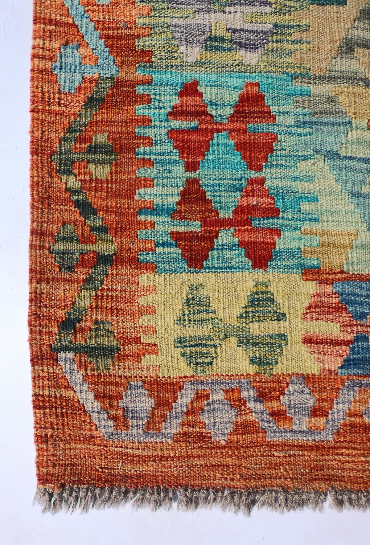 Alfombra Lana, Kelim Kashkuli 2.10 x 1.60 mts. 0019