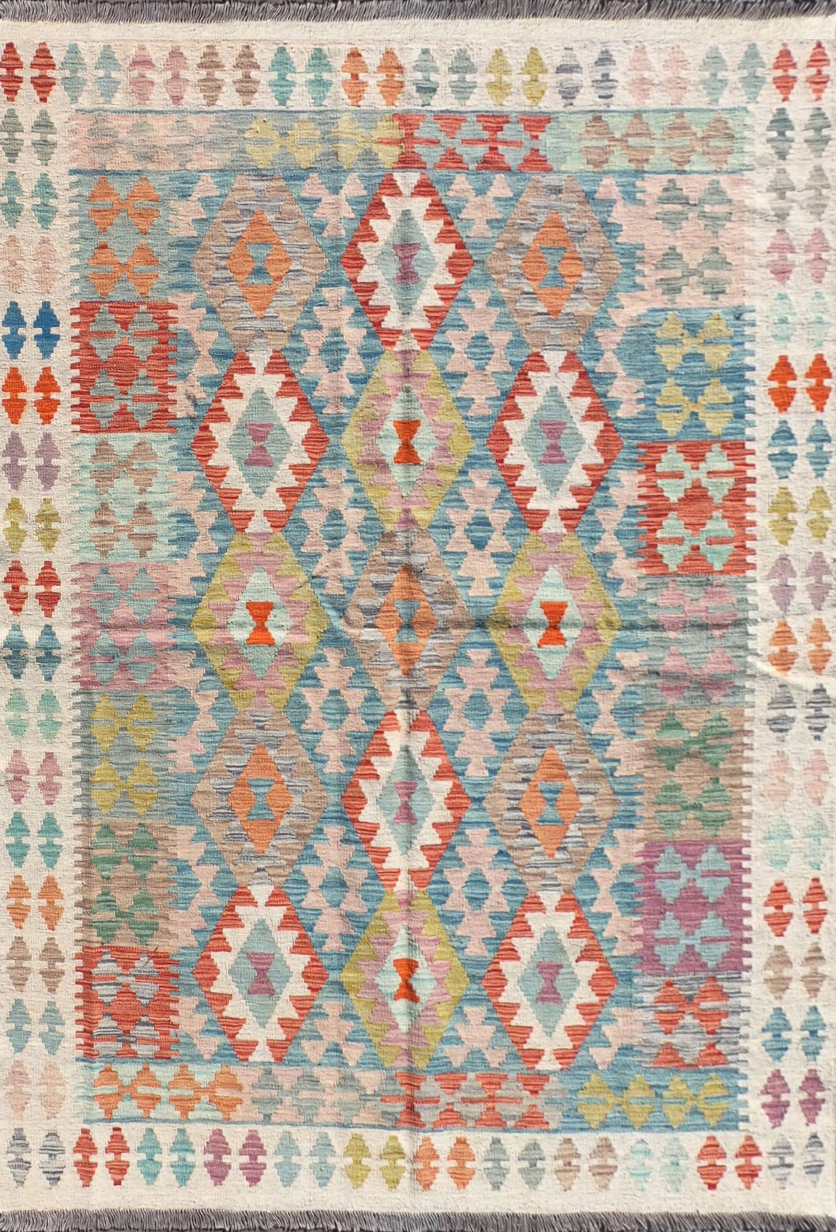 Alfombra lana, Kelim Kashkuli 2.10 x 1.60 mts. 022