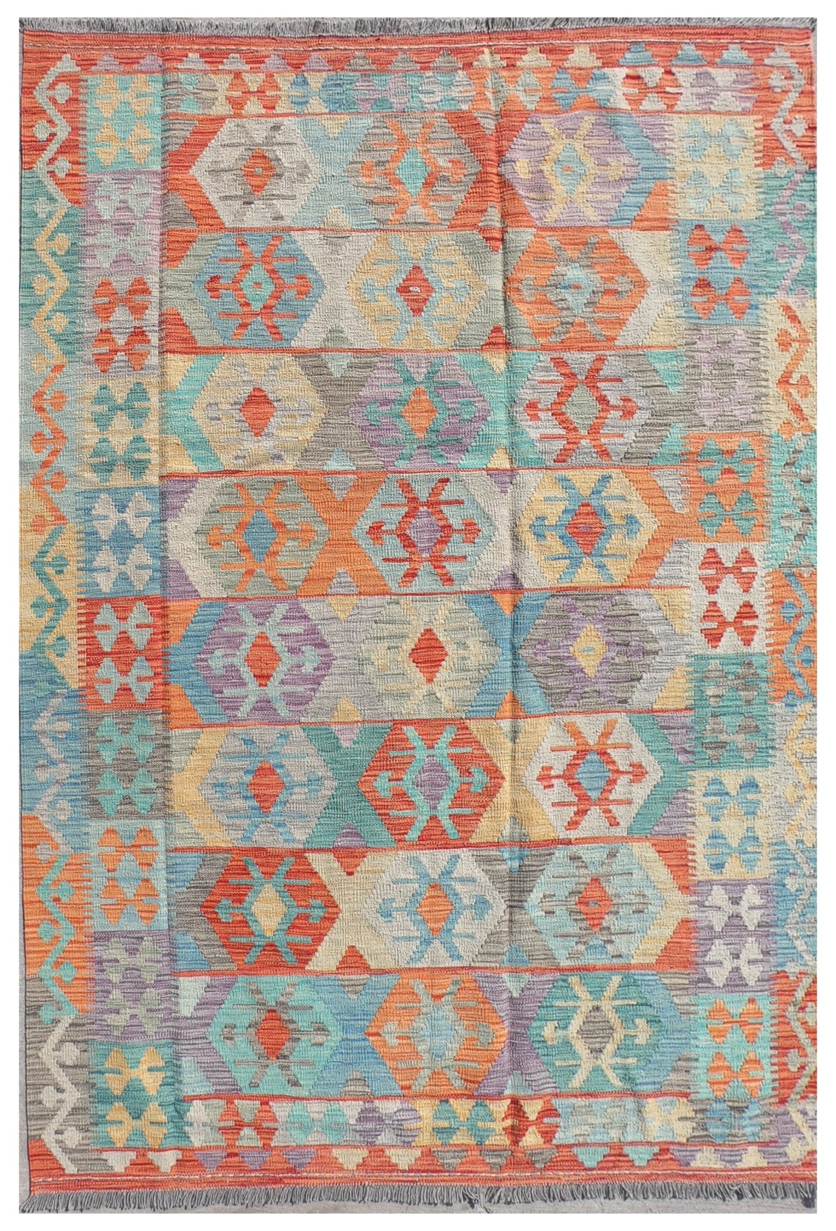 Alfombra Lana, Kelim Kashkuli 2.40 x 1.70 mts. 0009