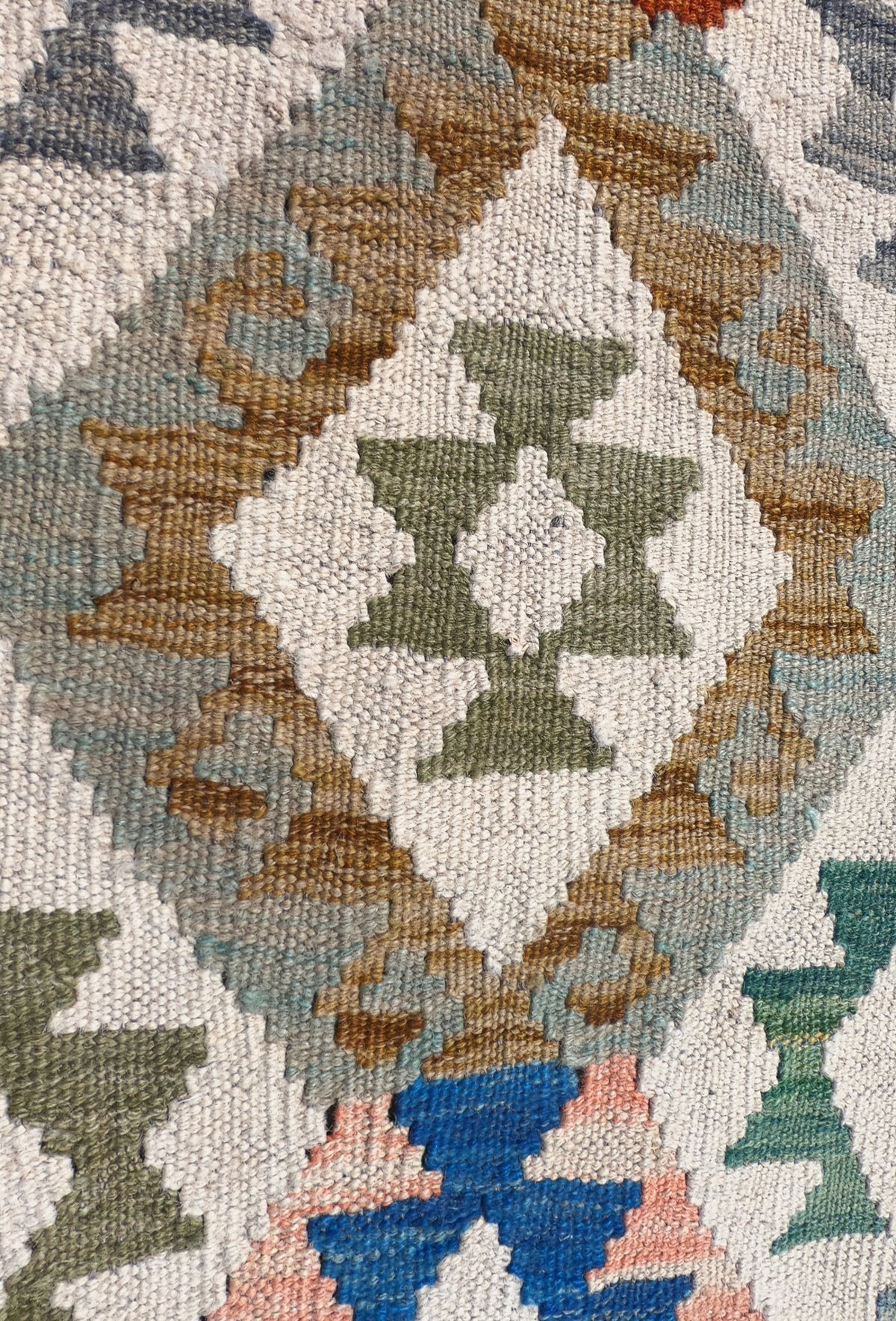 Alfombra Lana, Kelim Kashkuli 2.50 x 0.70 mts. 0008