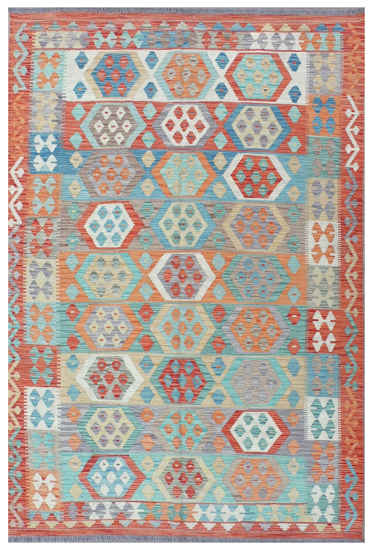 Alfombra Lana, Kelim Kashkuli 2.40 x 1.70 mts. 0001