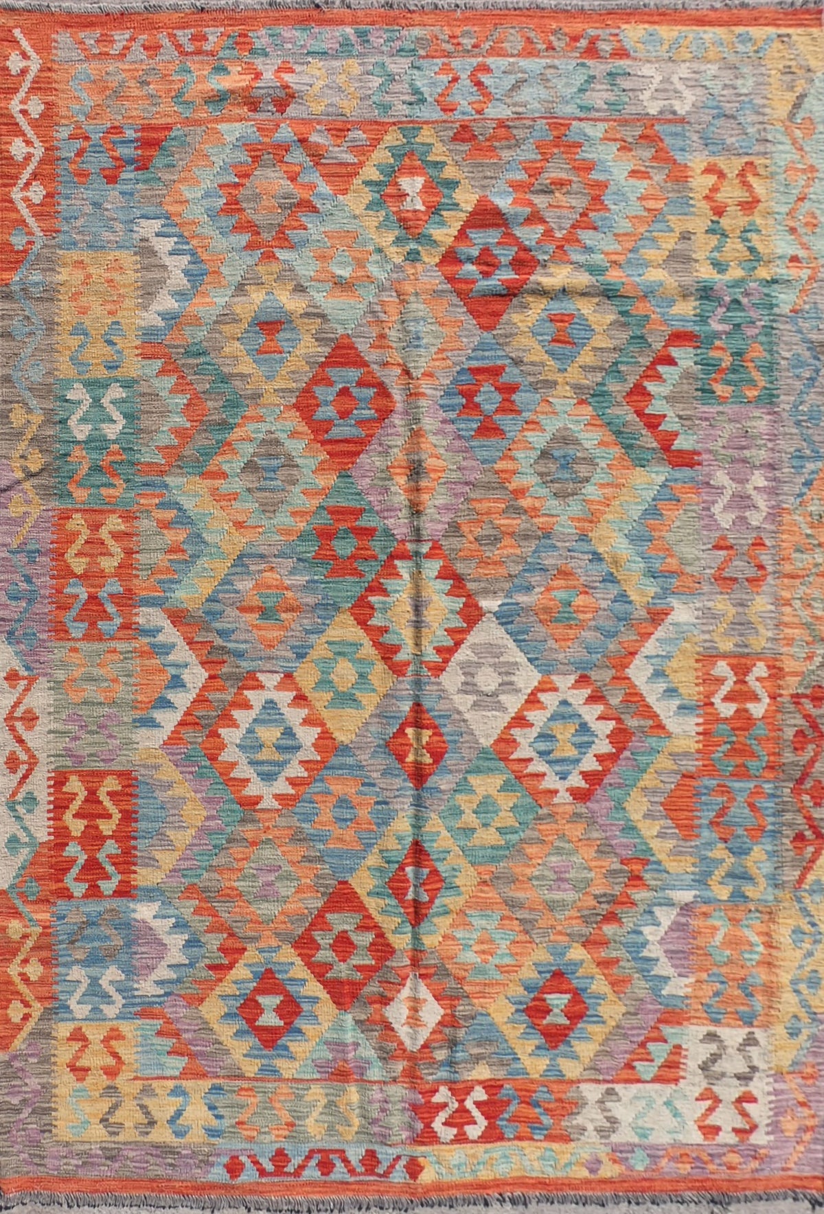 Alfombra lana, Kelim Kashkuli 2.40 x 1.70 mts. 049