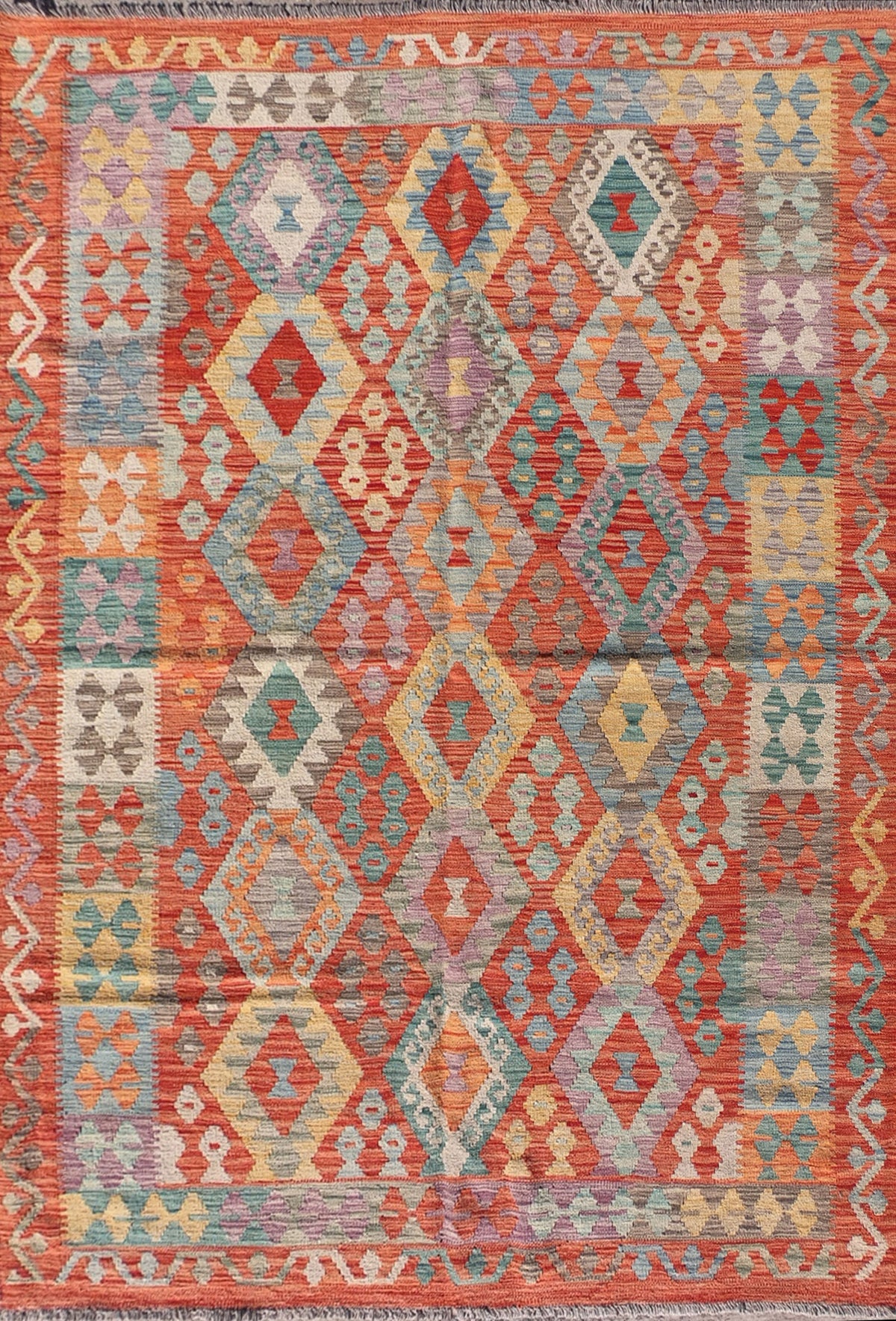 Alfombra lana, Kelim Kashkuli 2.40 x 1.70 mts. 051
