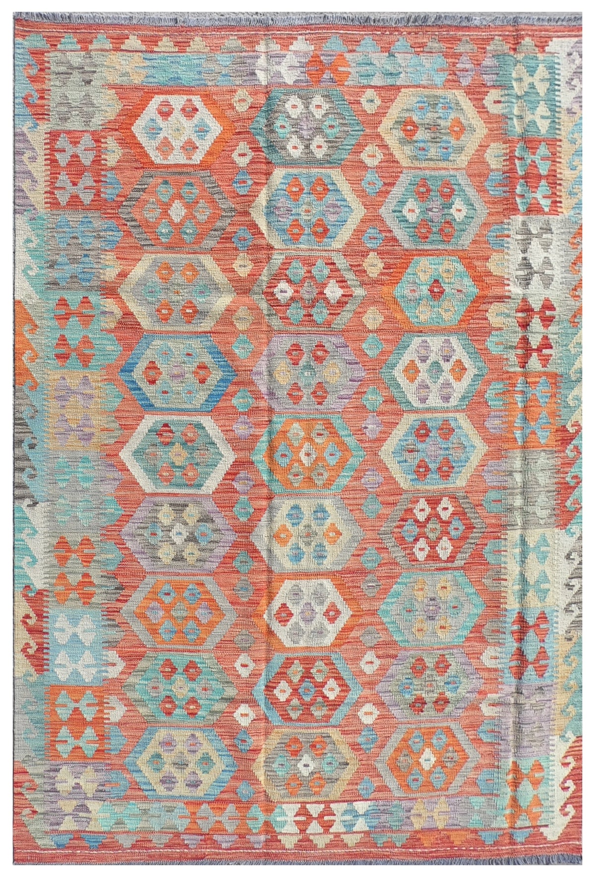 Alfombra Lana, Kelim Kashkuli 2.40 x 1.70 mts. 0080