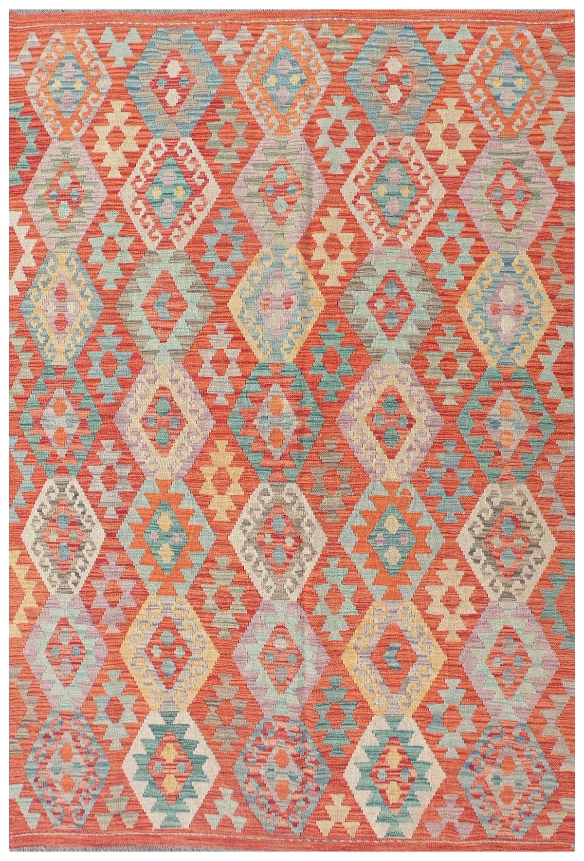 Alfombra Lana, Kelim Kashkuli 2.40 x 1.80 mts. 0091