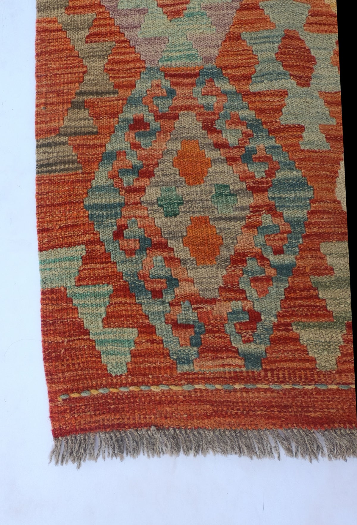 Alfombra Lana, Kelim Kashkuli 2.40 x 1.80 mts. 0091