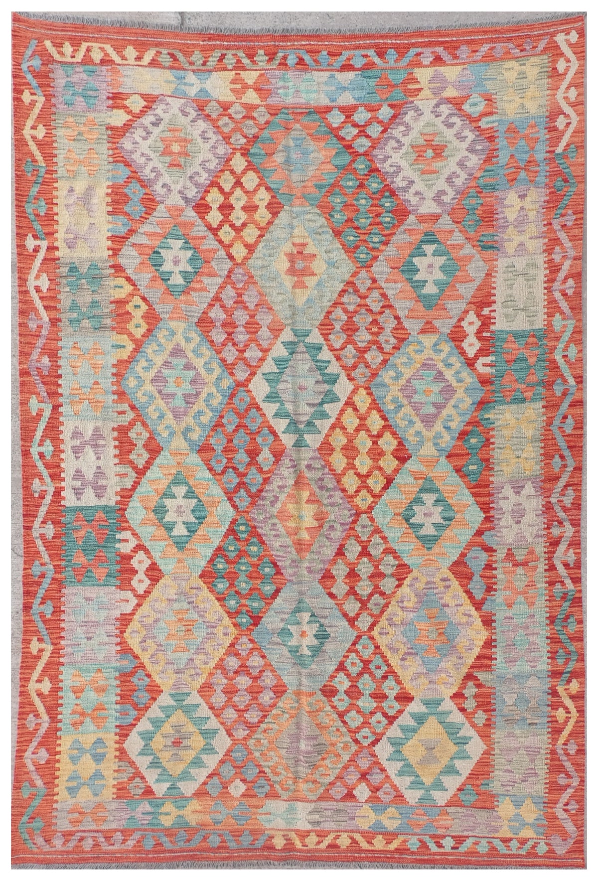 Alfombra Lana, Kelim Kashkuli 2.40 x 1.70 mts. 0094