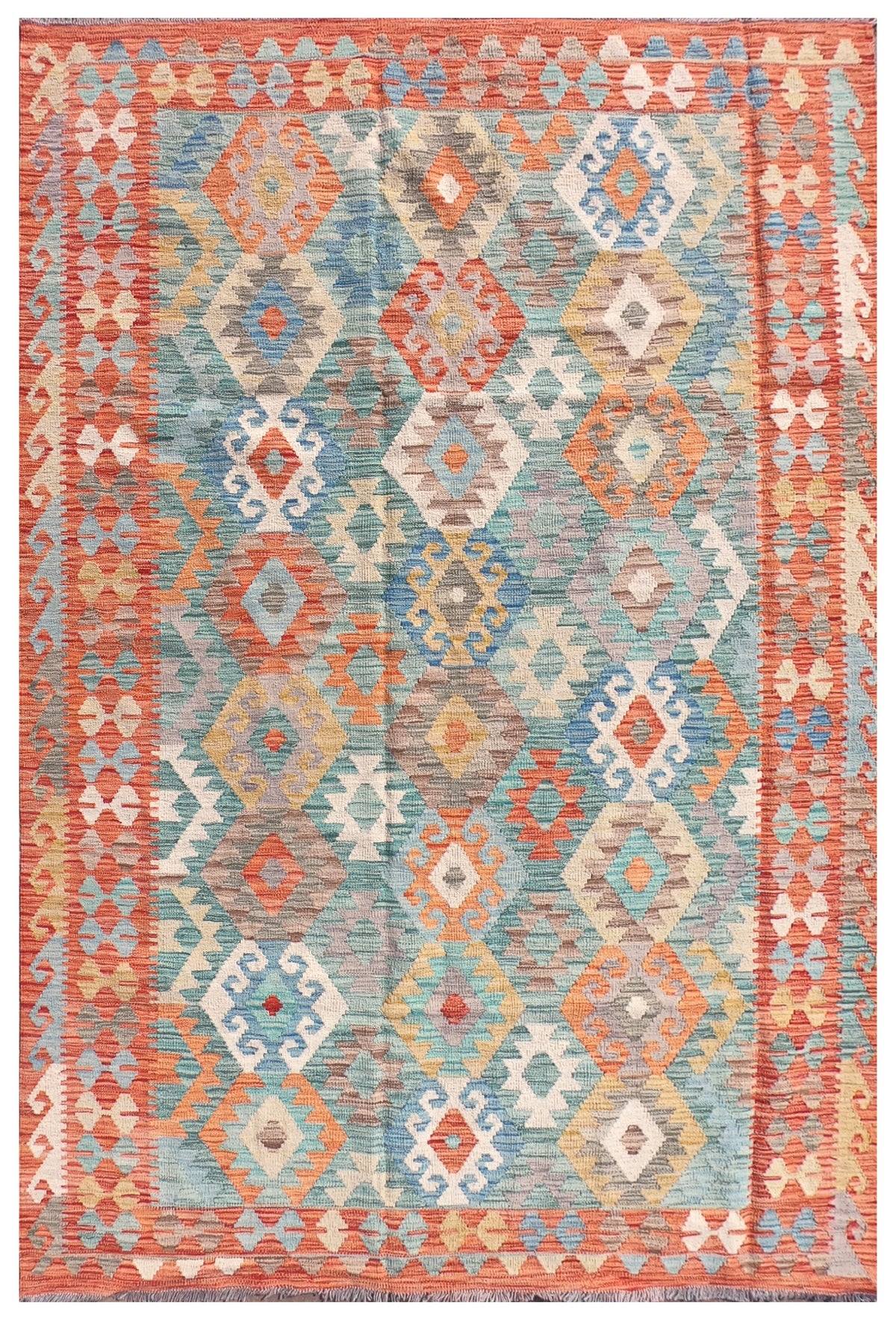 Alfombra Lana, Kelim Kashkuli 2.40 x 1.70 mts. 0107