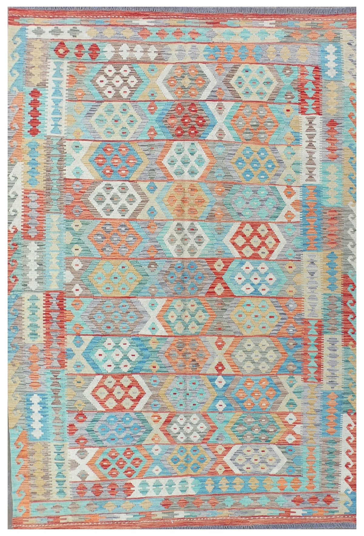 Alfombra Lana, Kelim Kashkuli 2.40 x 1.70 mts. 0108