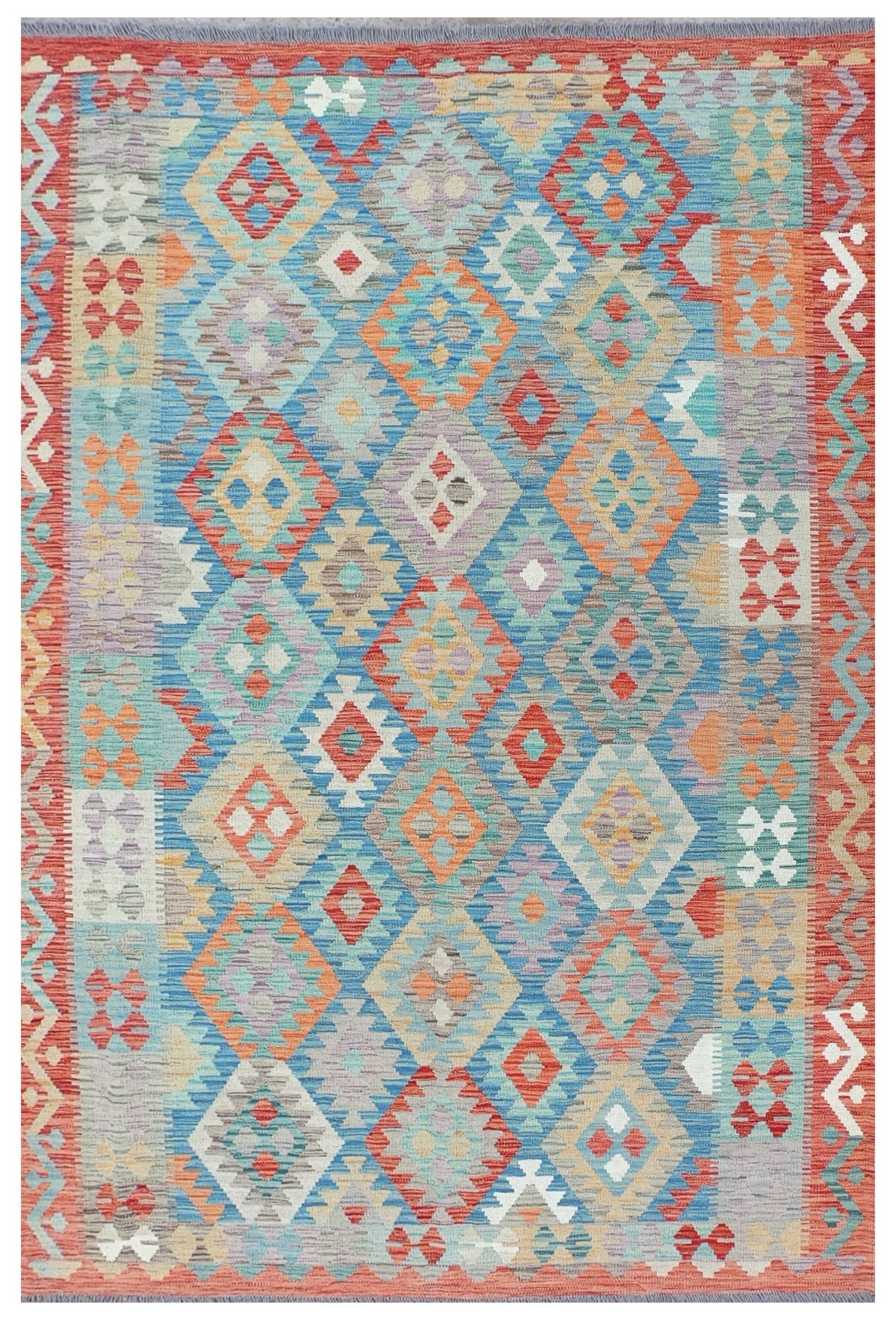 Alfombra Lana, Kelim Kashkuli 2.40 x 1.80 mts. 0112