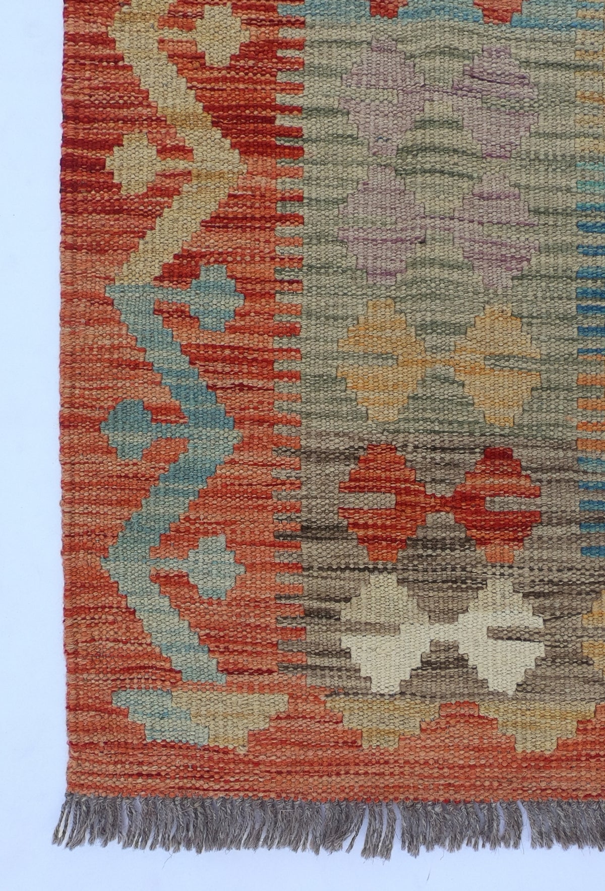 Alfombra Lana, Kelim Kashkuli 2.40 x 1.80 mts. 0112