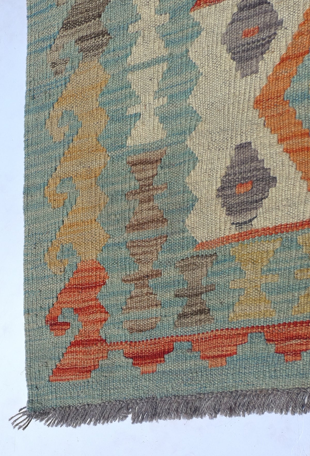 Alfombra Lana, Kelim Kashkuli 2.50 x 0.70 mts. 0020