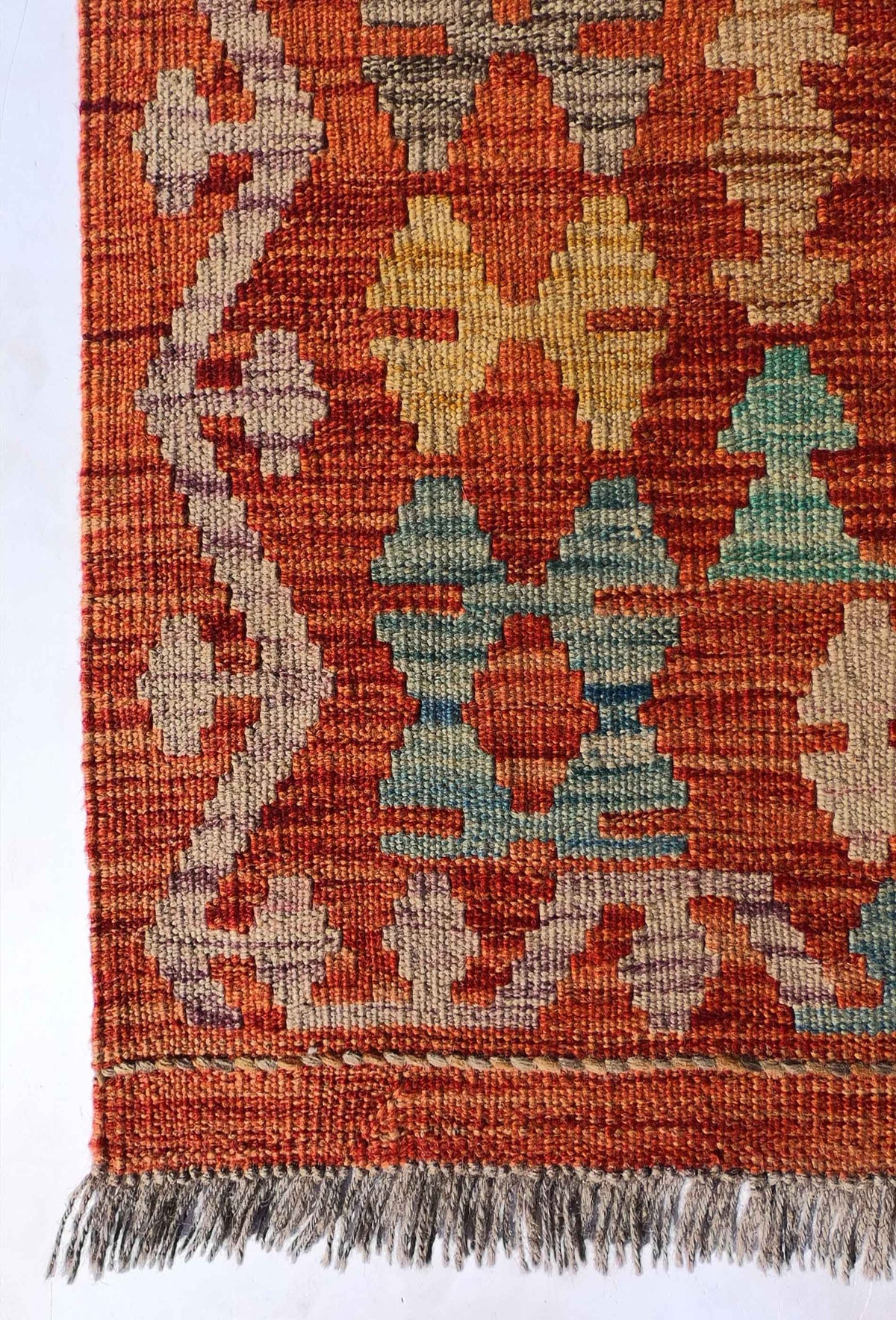 Alfombra Kelim Kashkuli lana para living o comedor, Consorcio Persa