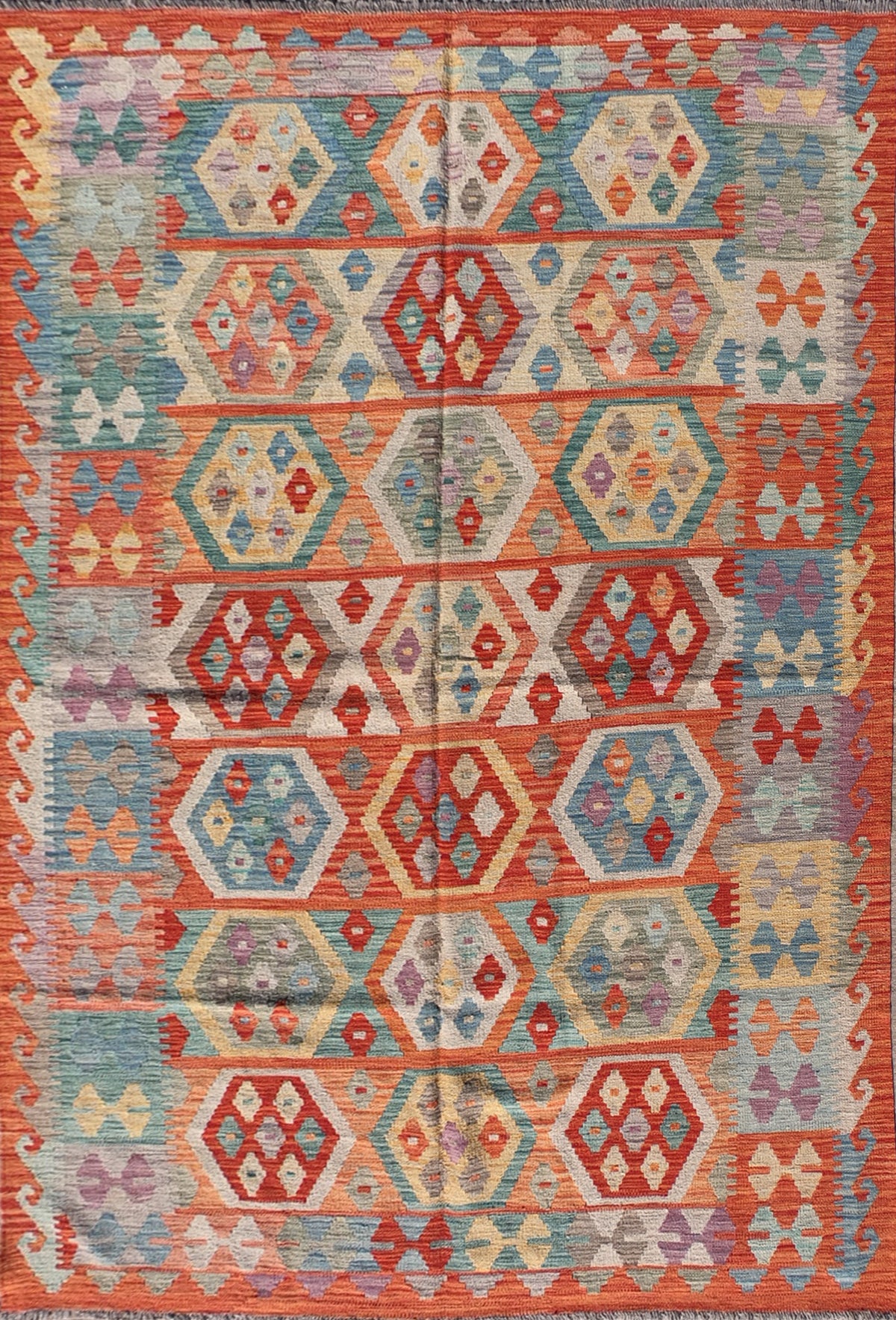 Alfombra lana, Kelim Kashkuli 2.50 x 1.70 mts. 062