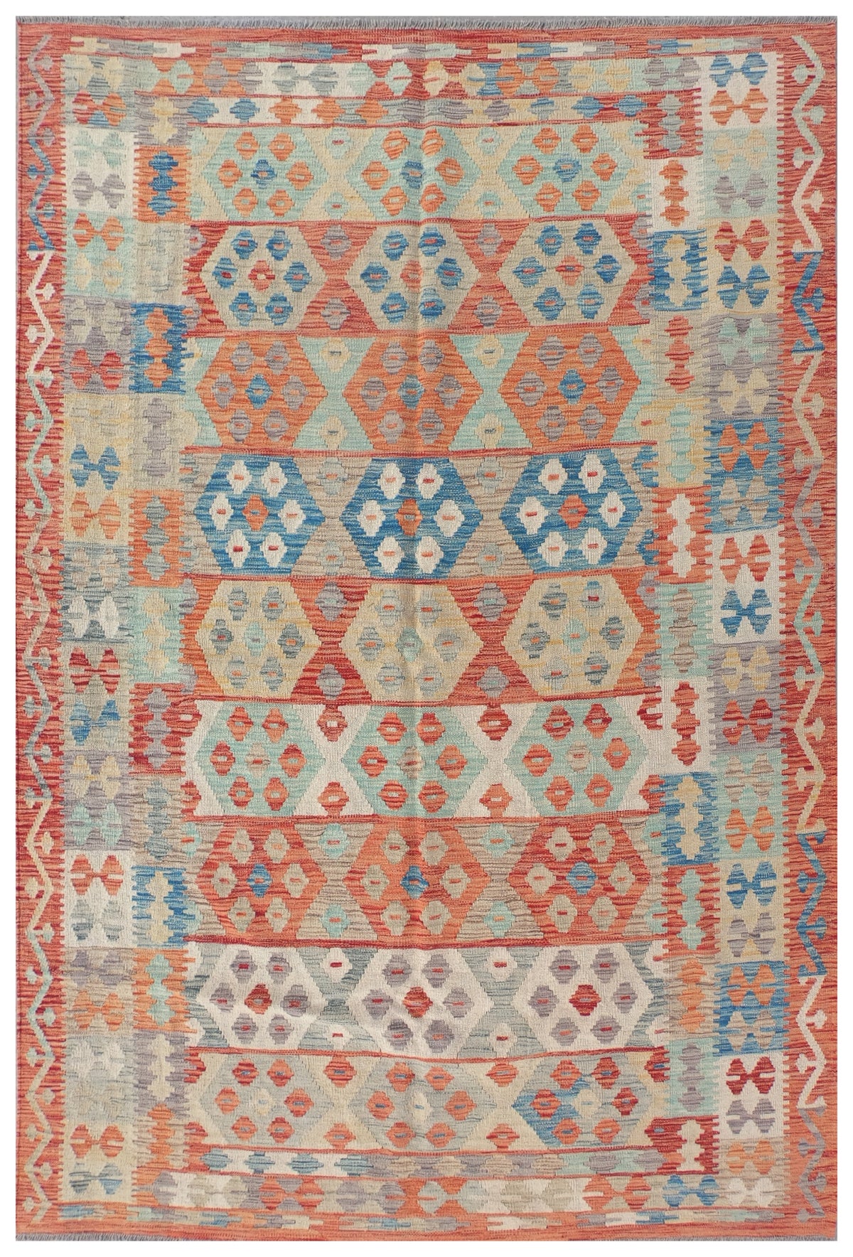 Alfombra Lana, Kelim Kashkuli 2.50 x 1.70 mts. 0065
