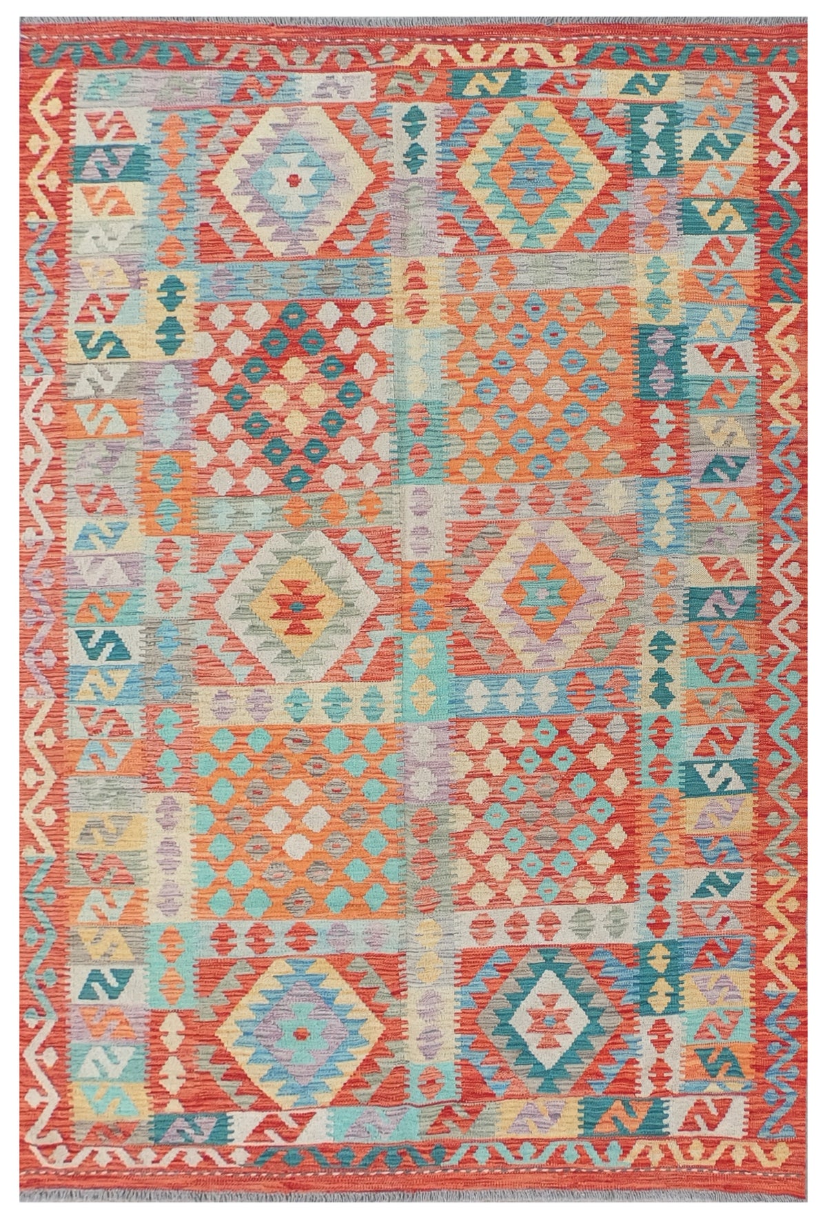 Alfombra Lana, Kelim Kashkuli 2.40 x 1.70 mts. 0070