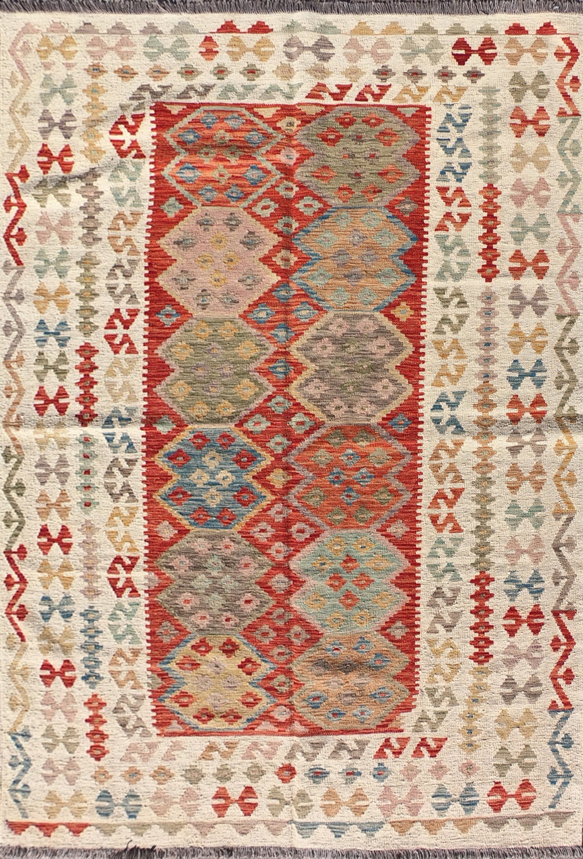 Alfombra lana, Kelim Kashkuli 2.50 x 1.70 mts. 074