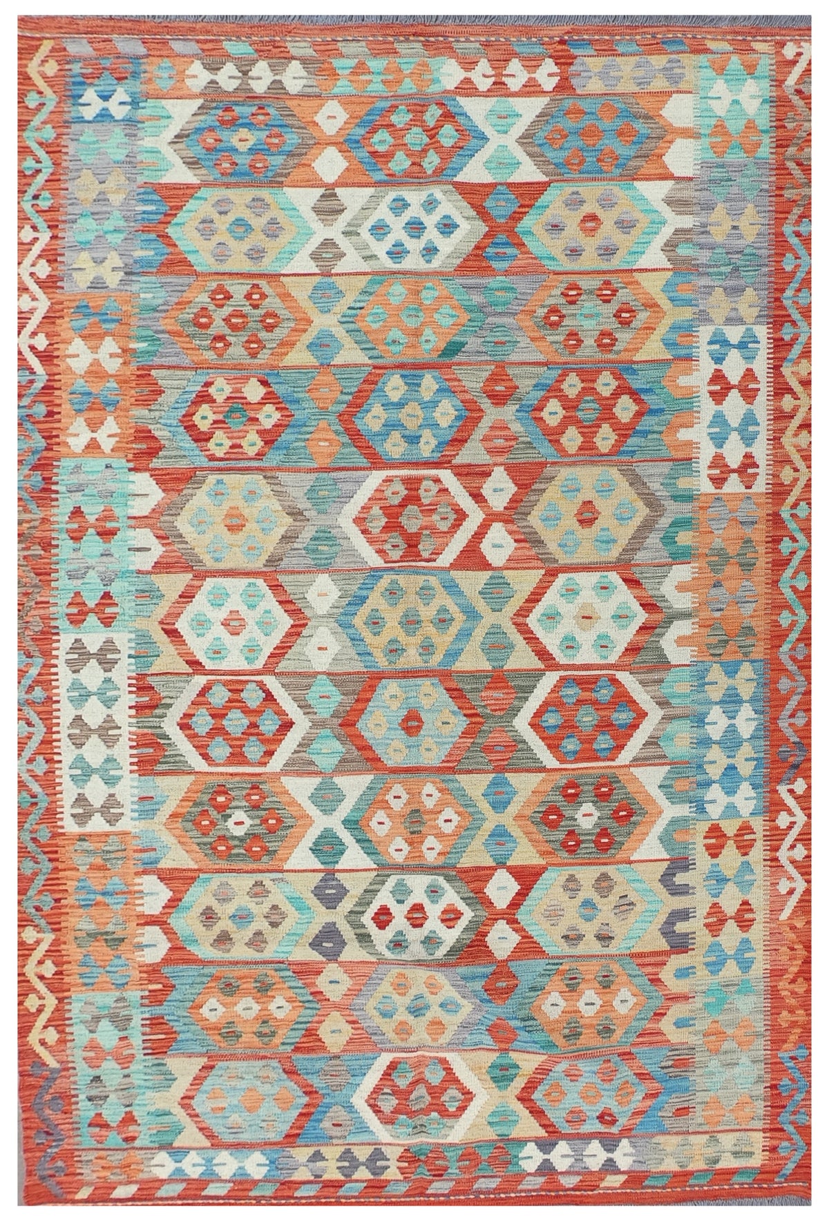 Alfombra Lana, Kelim Kashkuli 2.40 x 1.70 mts. 0082