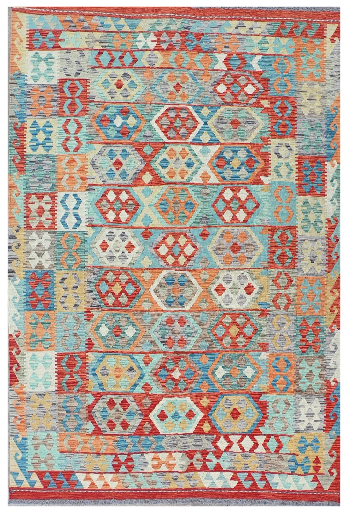 Alfombra Lana, Kelim Kashkuli 2.40 x 1.70 mts. 0086