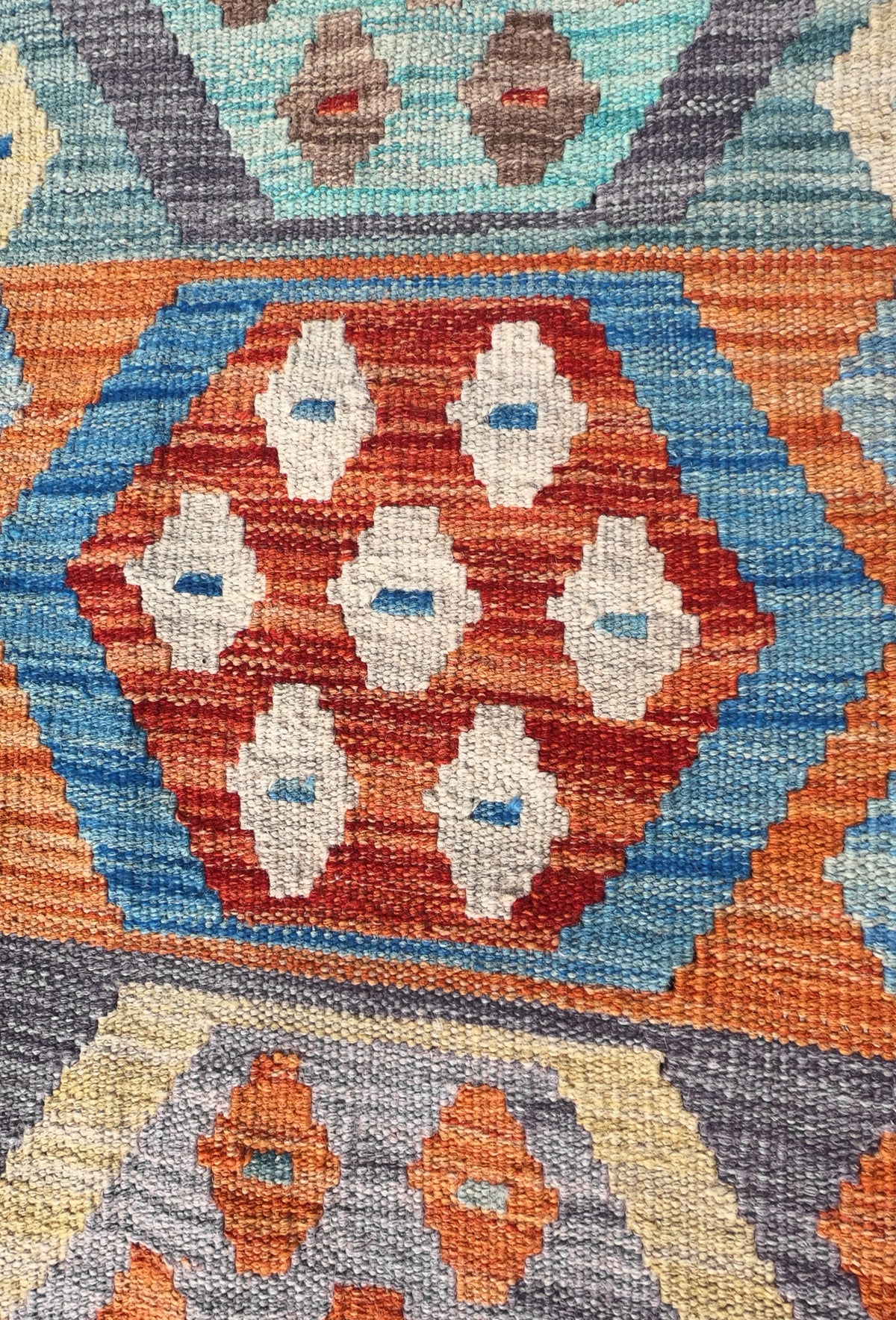 Alfombra Lana, Kelim Kashkuli 2.40 x 1.70 mts. 0090