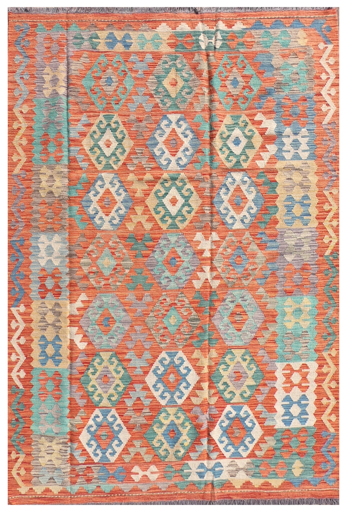 Alfombra Lana, Kelim Kashkuli 2.40 x 1.70 mts. 0093