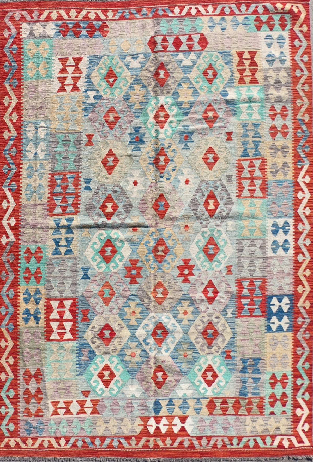 Alfombra lana, Kelim Kashkuli 2.50 x 1.80 mts. 187