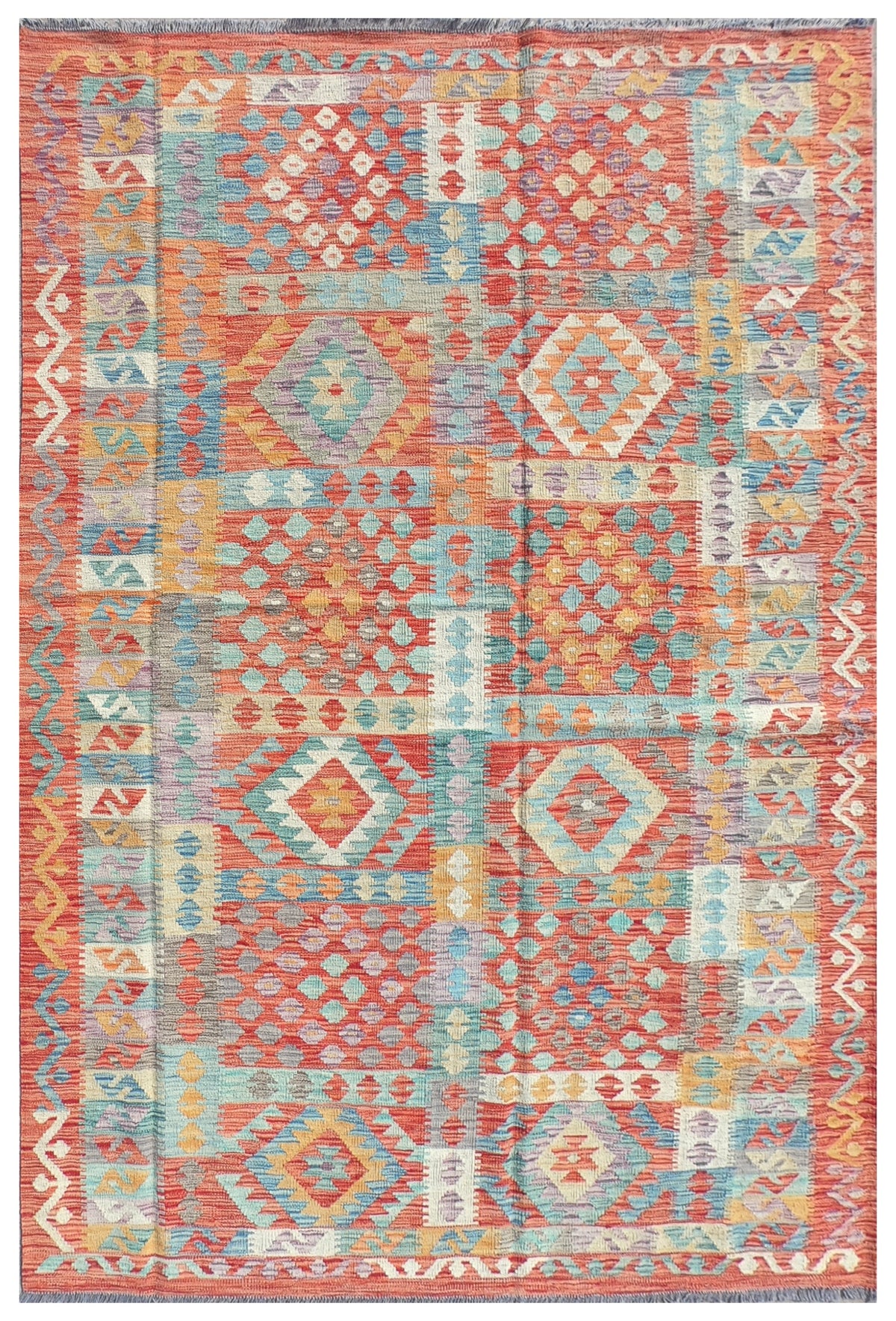 Alfombra Lana, Kelim Kashkuli 2.40 x 1.70 mts. 0202