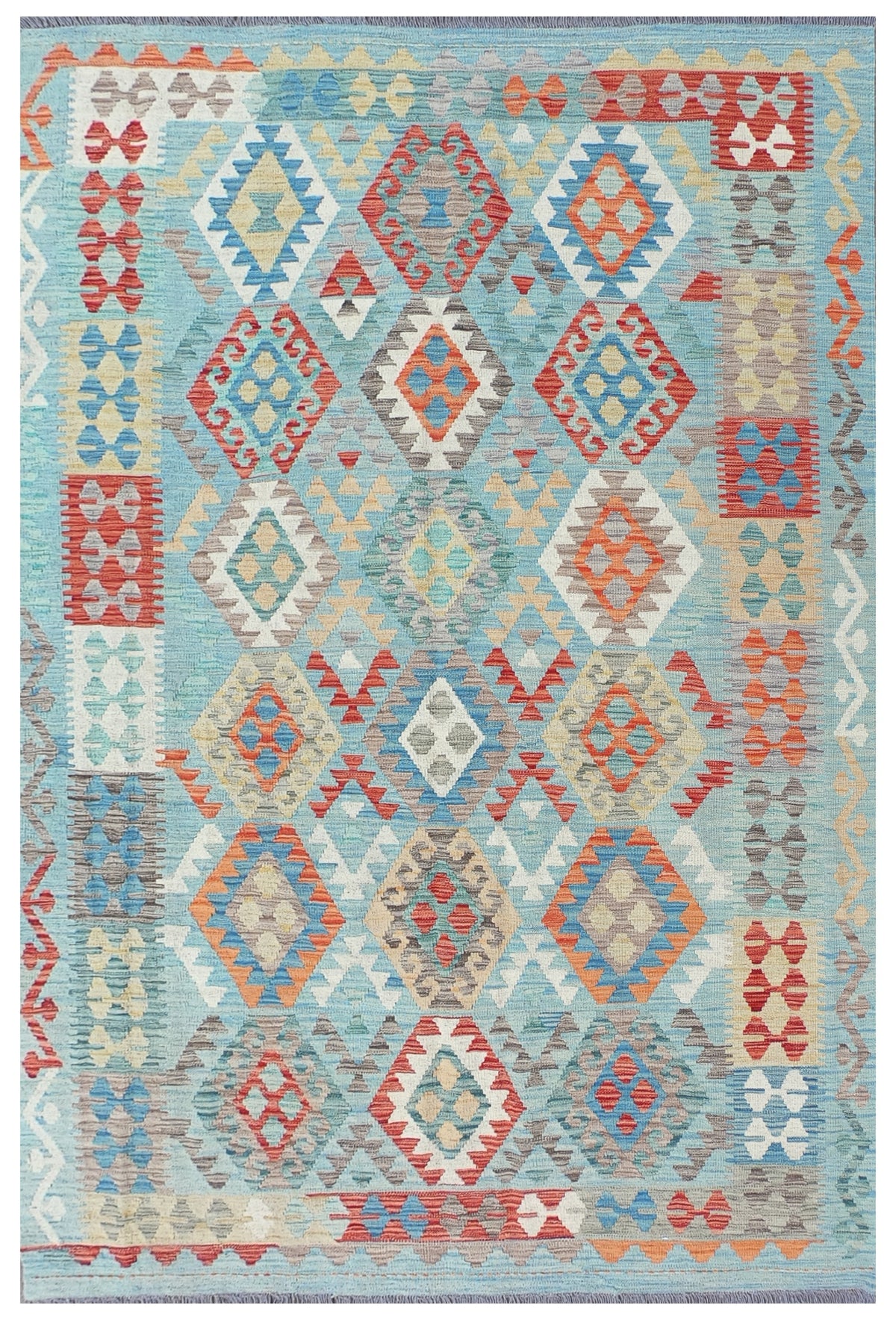 Alfombra Lana, Kelim Kashkuli 2.40 x 1.70 mts. 0206