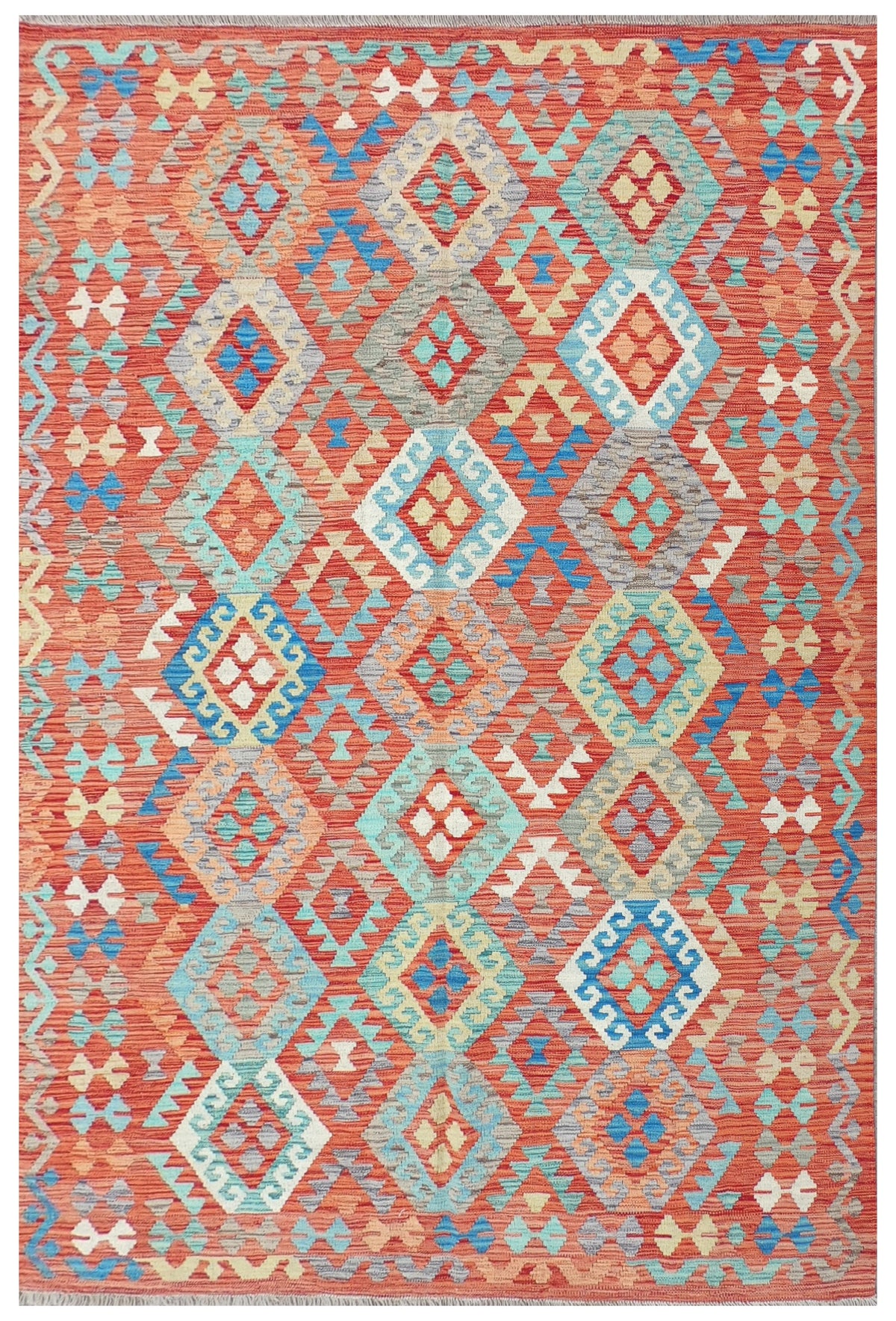 Alfombra Lana, Kelim Kashkuli 2.50 x 1.80 mts. 0207