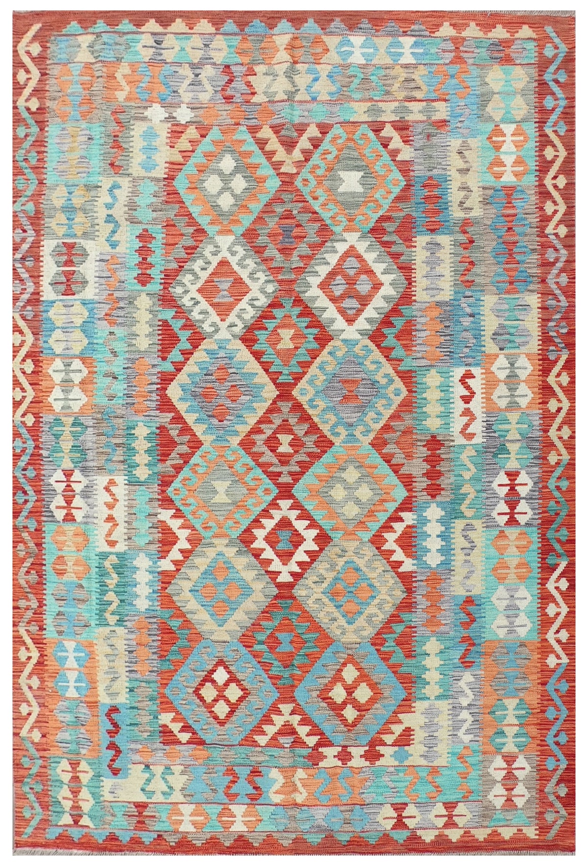 Alfombra Lana, Kelim Kashkuli 2.40 x 1.70 mts. 0209