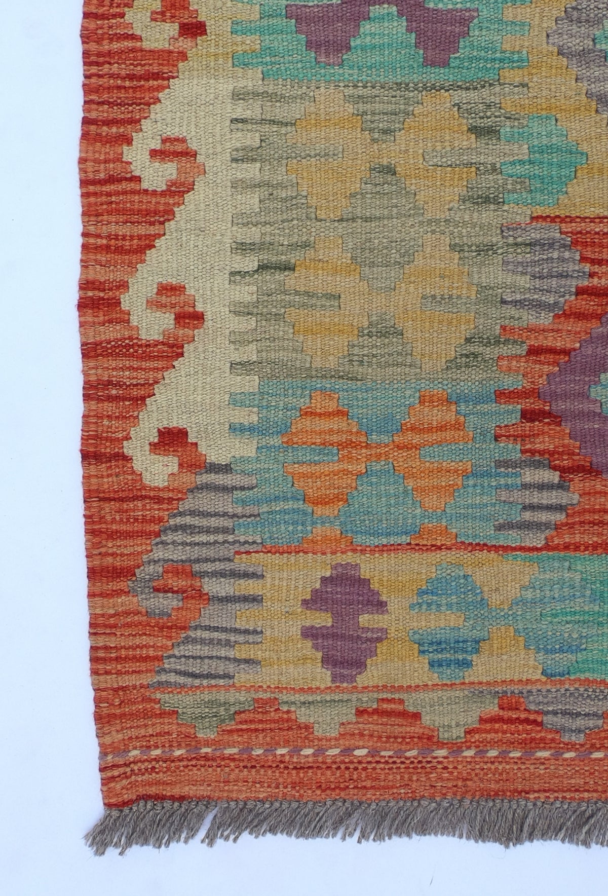 Alfombra Lana, Kelim Kashkuli 2.50 x 1.80 mts. 0213