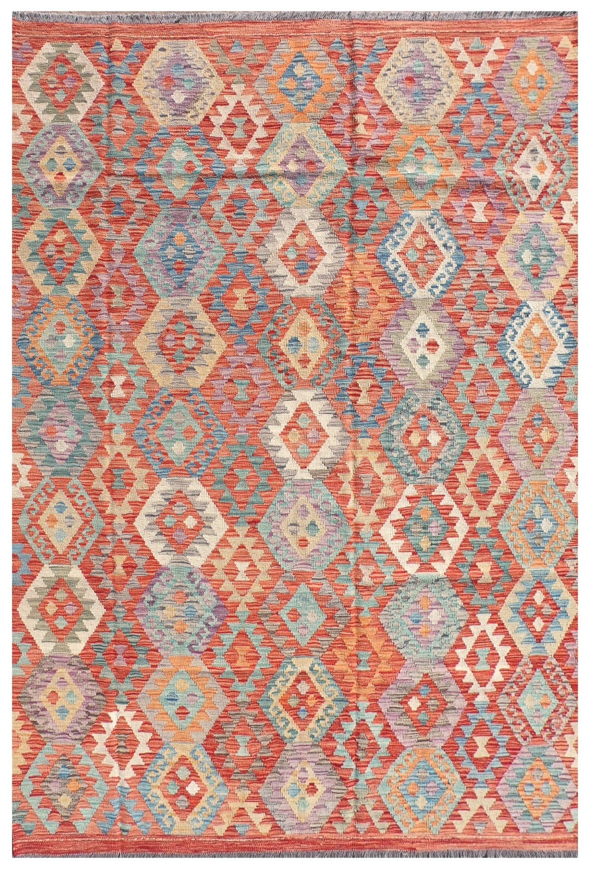 Alfombra Lana, Kelim Kashkuli 2.40 x 1.70 mts. 0214