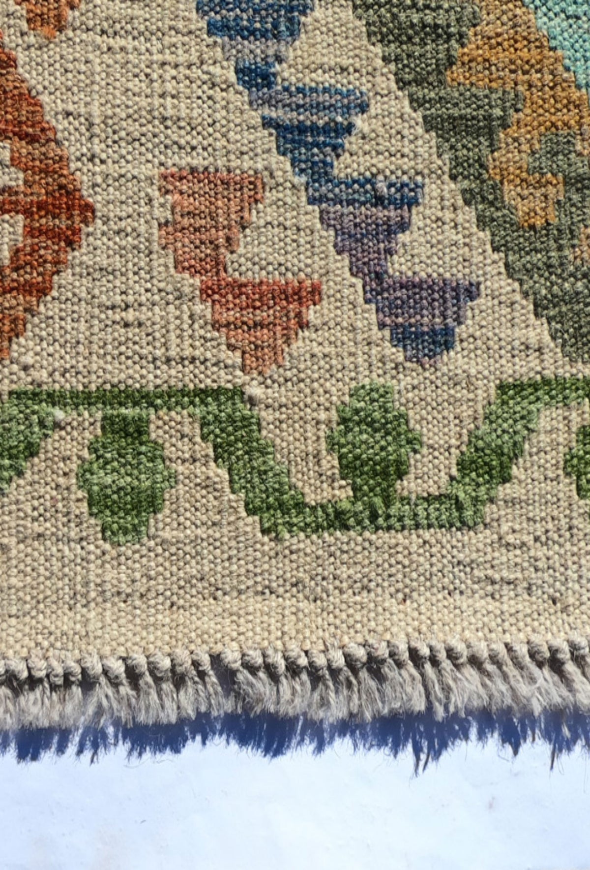 Alfombra lana, Kelim Kashkuli 2.60 x 0.70 mts. 002