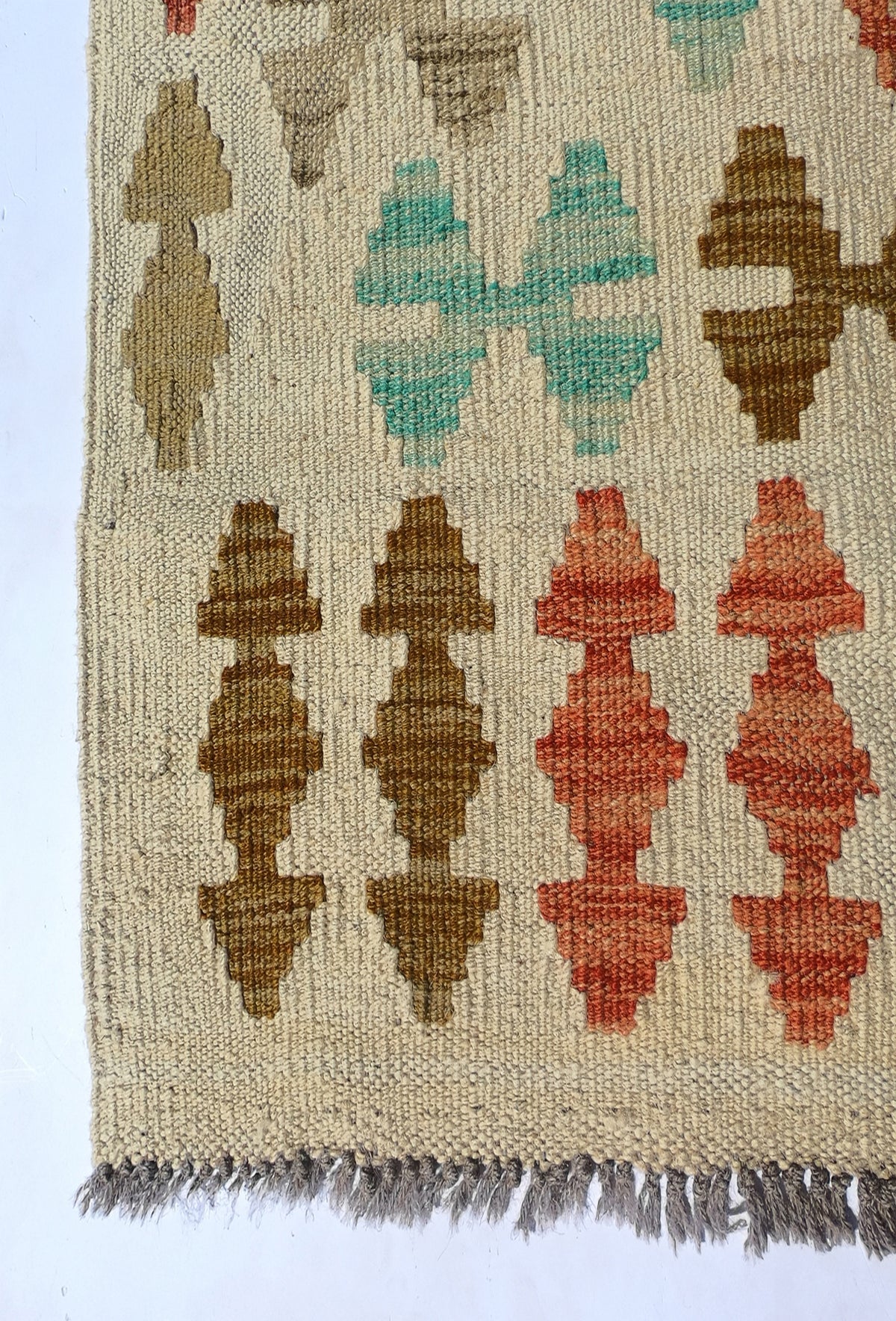 Alfombra Lana, Kelim Kashkuli 2.50 x 0.70 mts. 0001