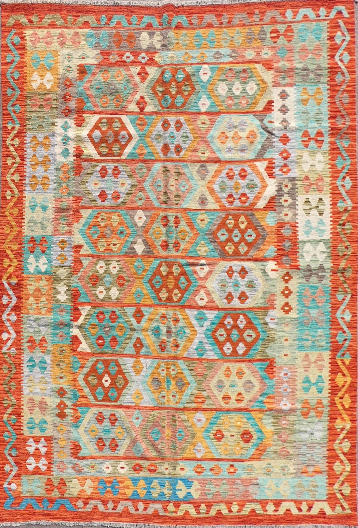 Alfombra lana, Kelim Kashkuli 2.80 x 2.00 mts. 008