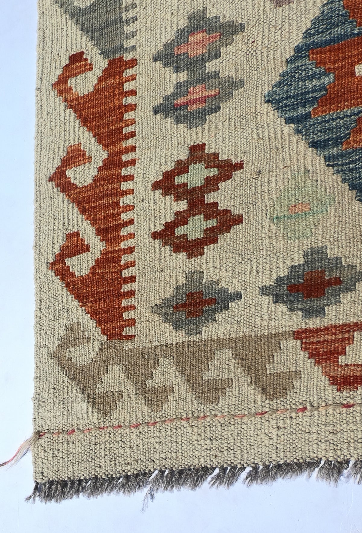 Alfombra Lana, Kelim Kashkuli 3.00 x 0.80 mts. 0004